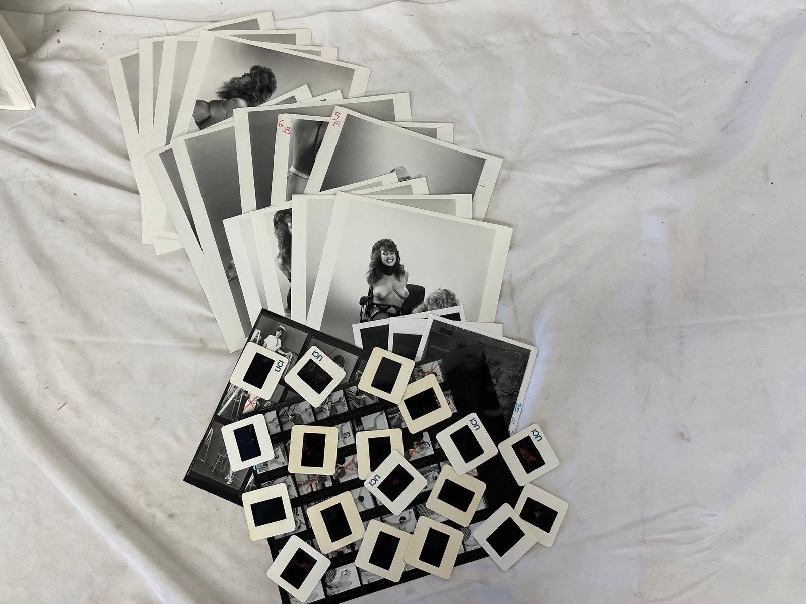 Vintage Adult Erotic Photos Negatives Slides and Contact Sheets