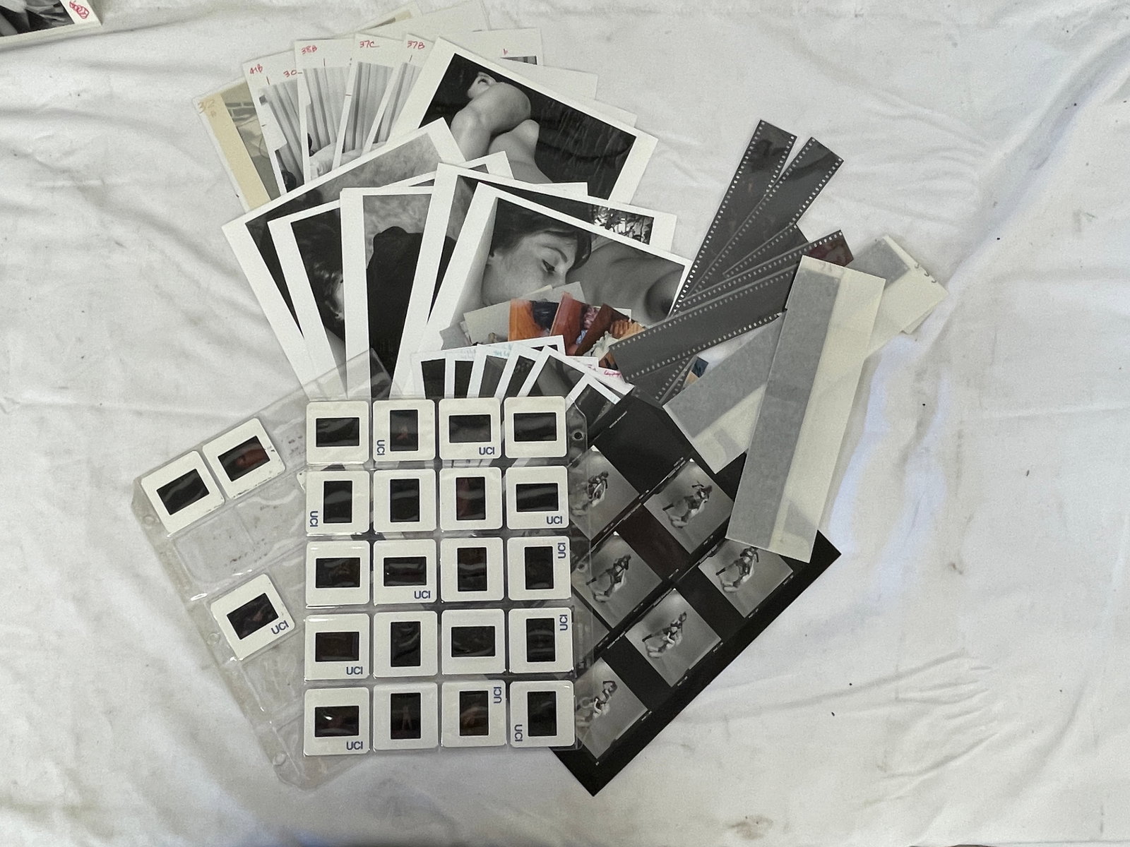 Vintage Adult Erotic Photos Negatives Slides and Contact Sheets