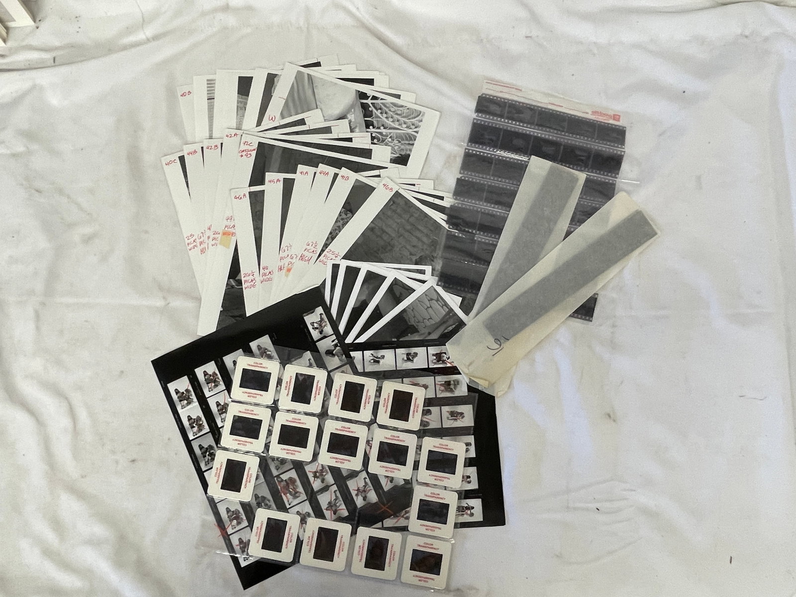 Vintage Adult Erotic Photos Negatives Slides and Contact Sheets
