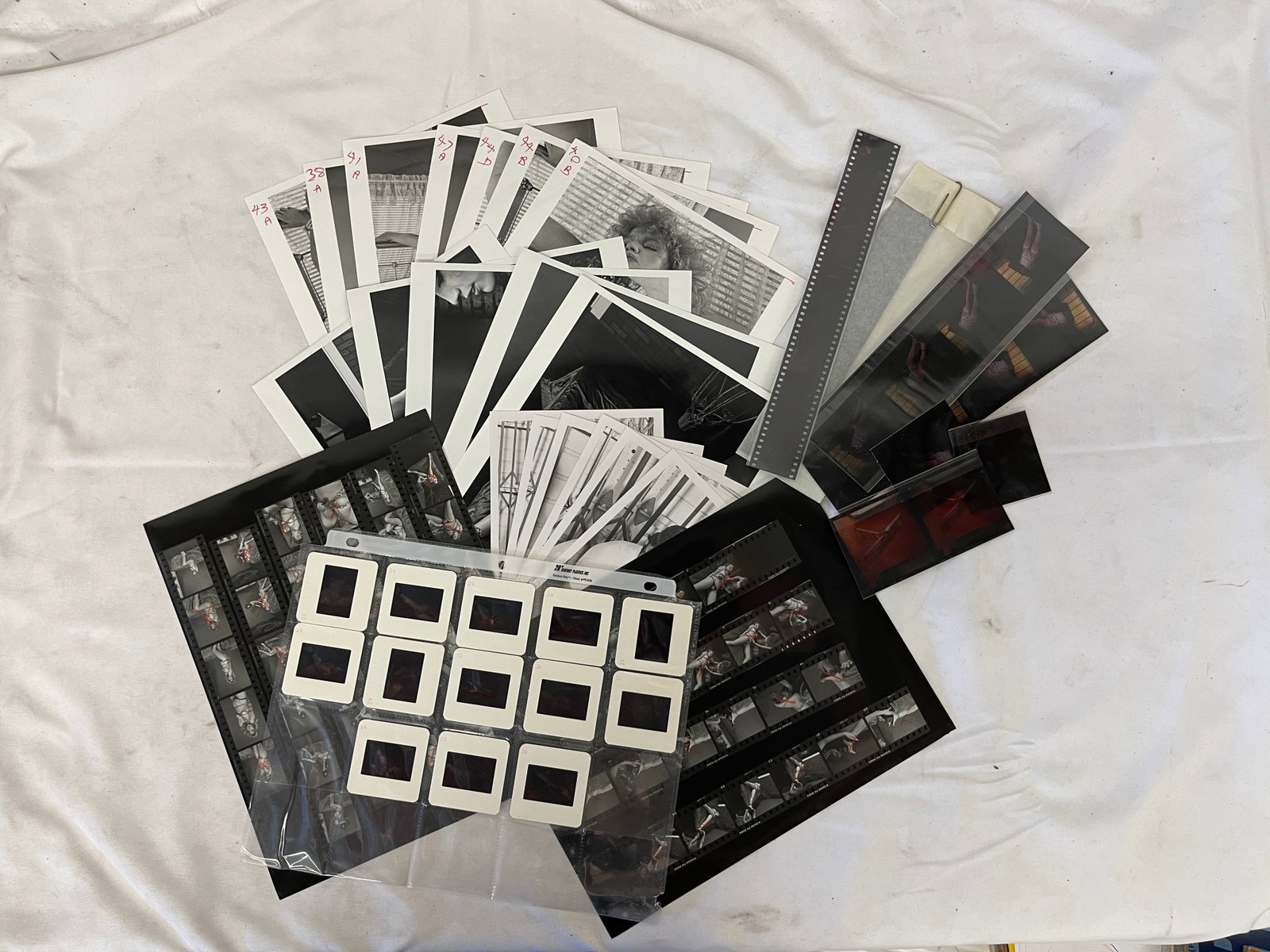 Vintage Adult Erotic Photos Negatives Slides and Contact Sheets