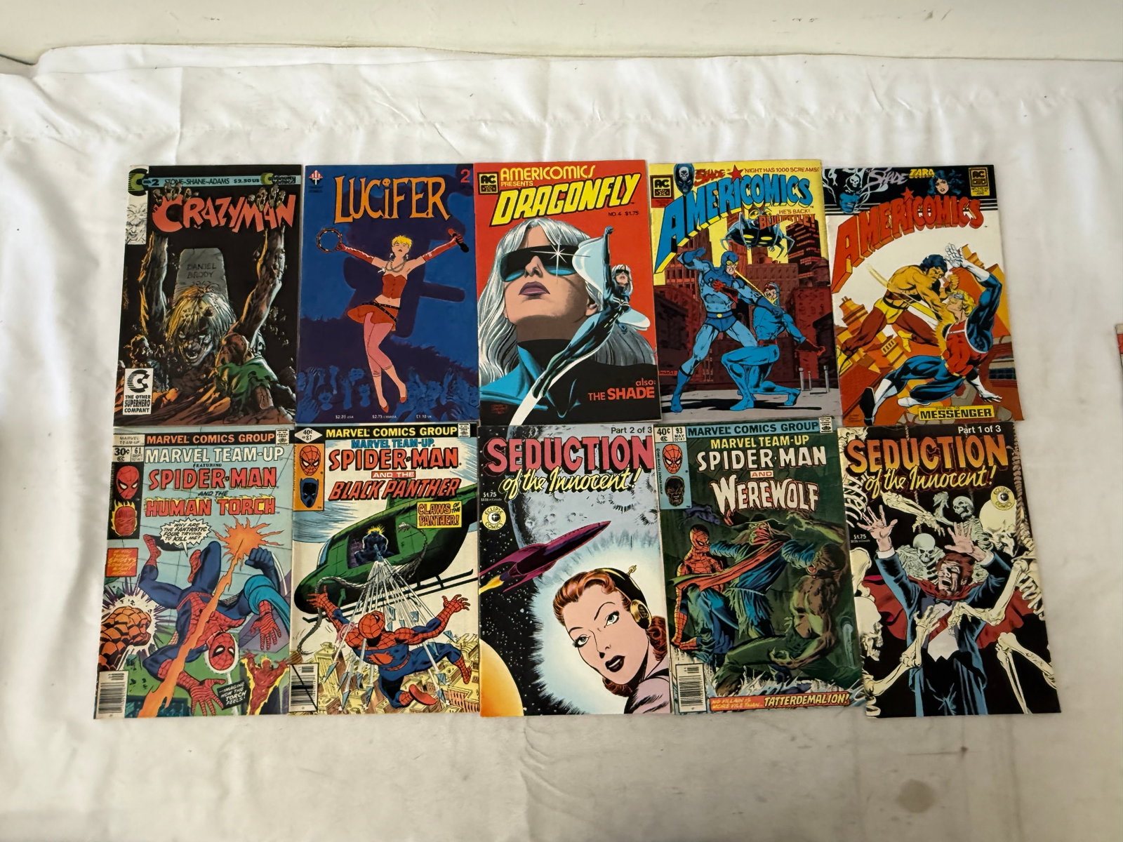Vintage Comic Book Collection Lot: Vintage Comic Book Collection Lot