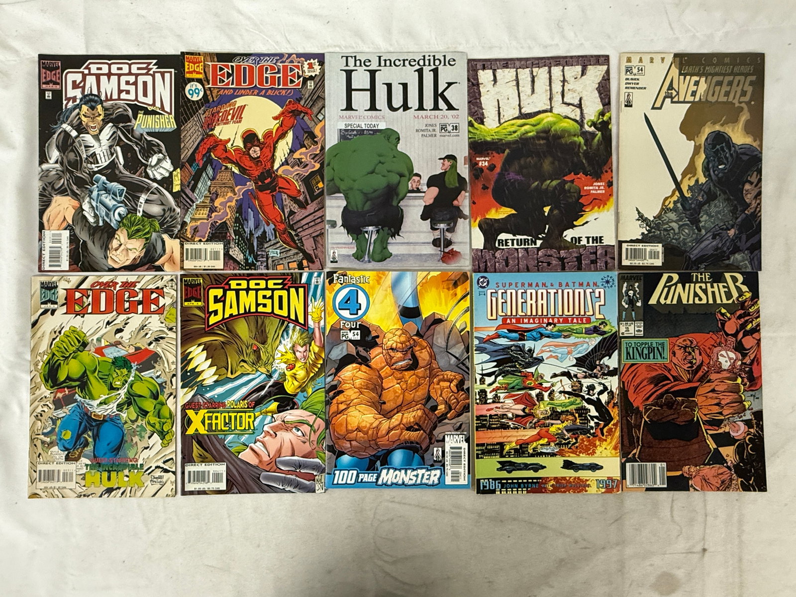 Vintage Comic Book Collection Lot: Vintage Comic Book Collection Lot