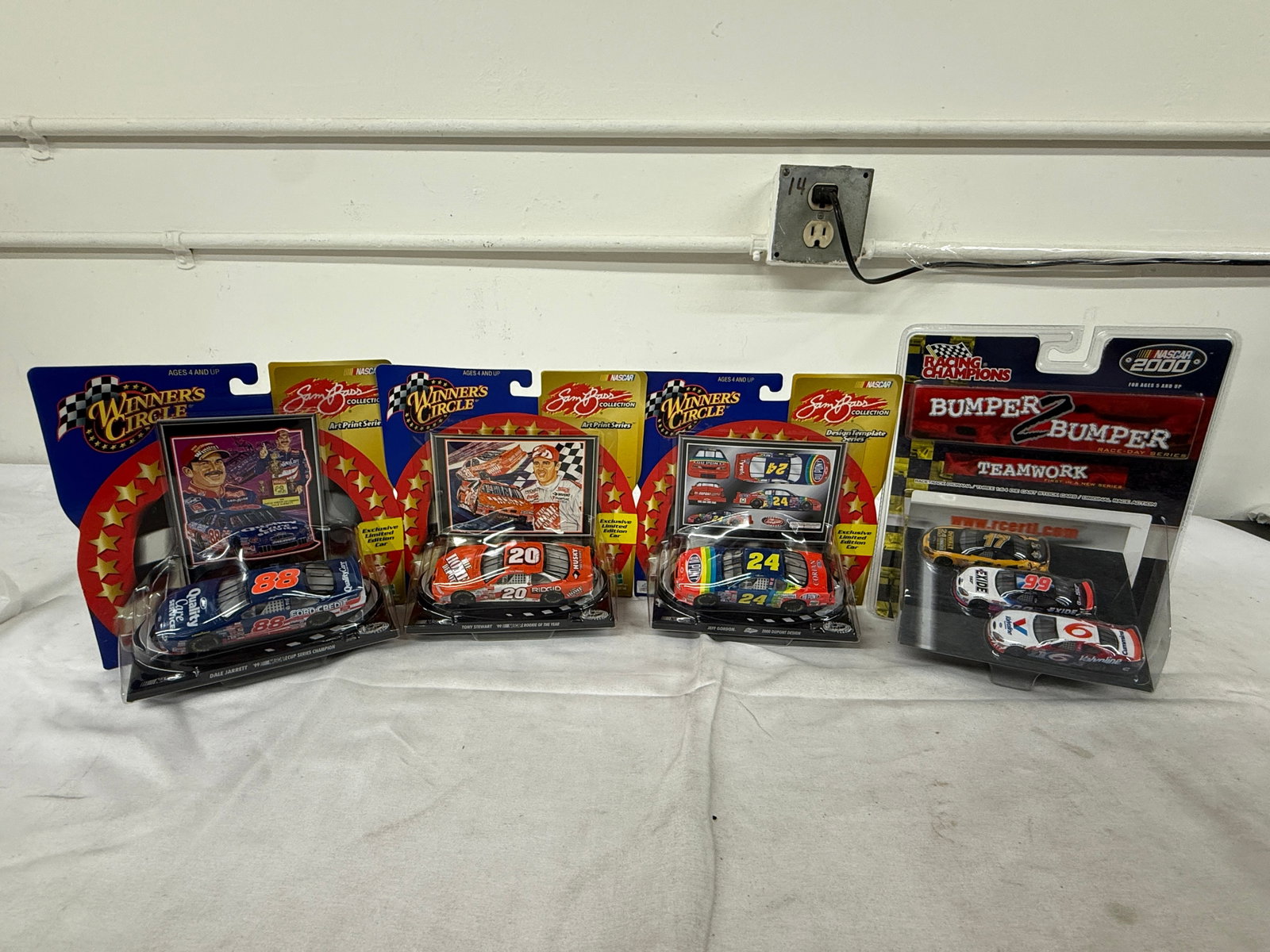 NASCAR Die-Cast Car Lot: Winner's Circle Sam Bass & Racing Champions Bumper 2 Bumper (1 of 3)