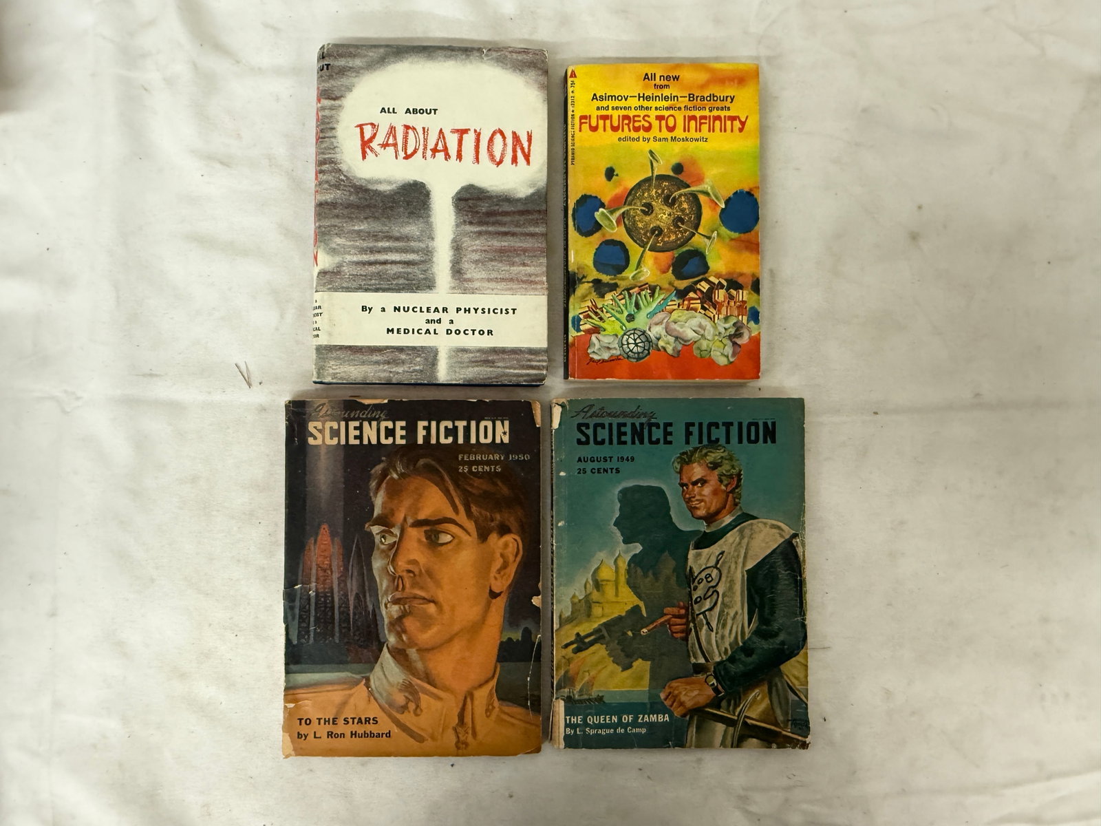 Astounding Science Fiction 1949-1950 Magazines & Vintage Sci-Fi Book Lot (1 of 7)