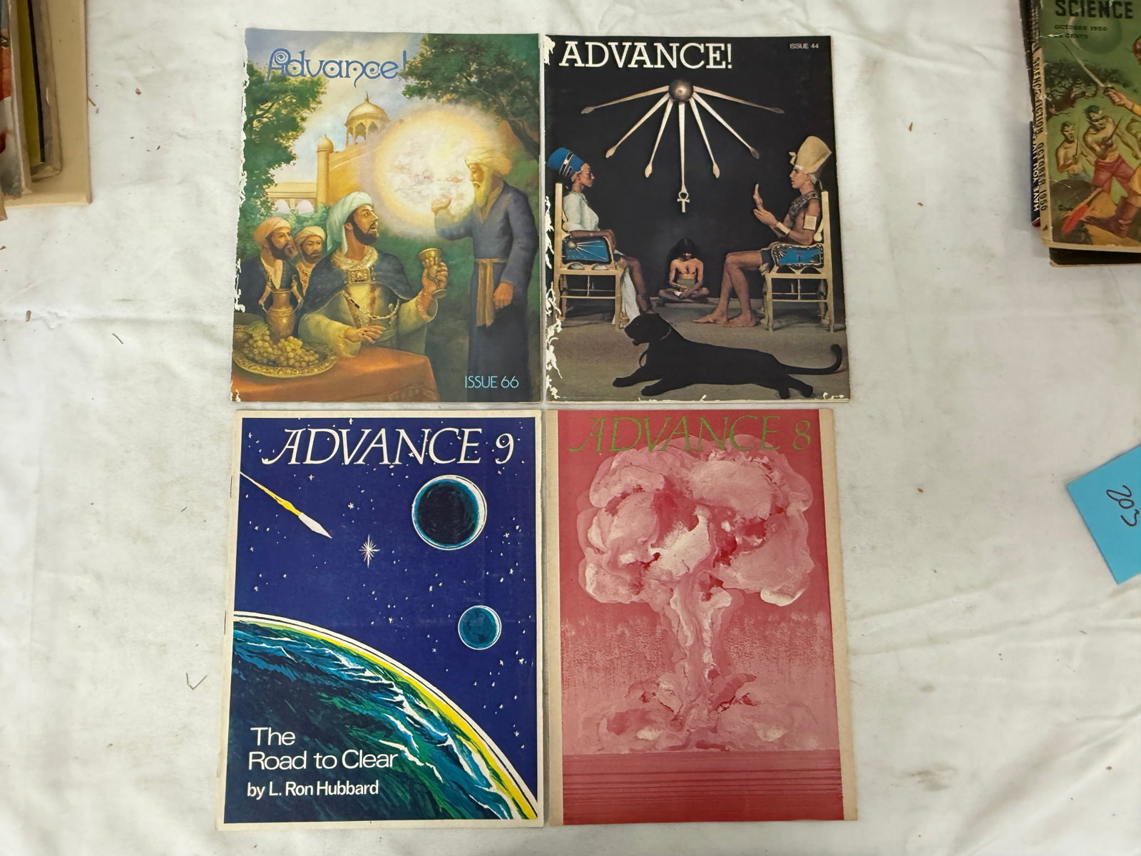 Scientology Advance! Magazine Collection Issues 8, 9, 44, 66 L. Ron Hubbard (1 of 7)