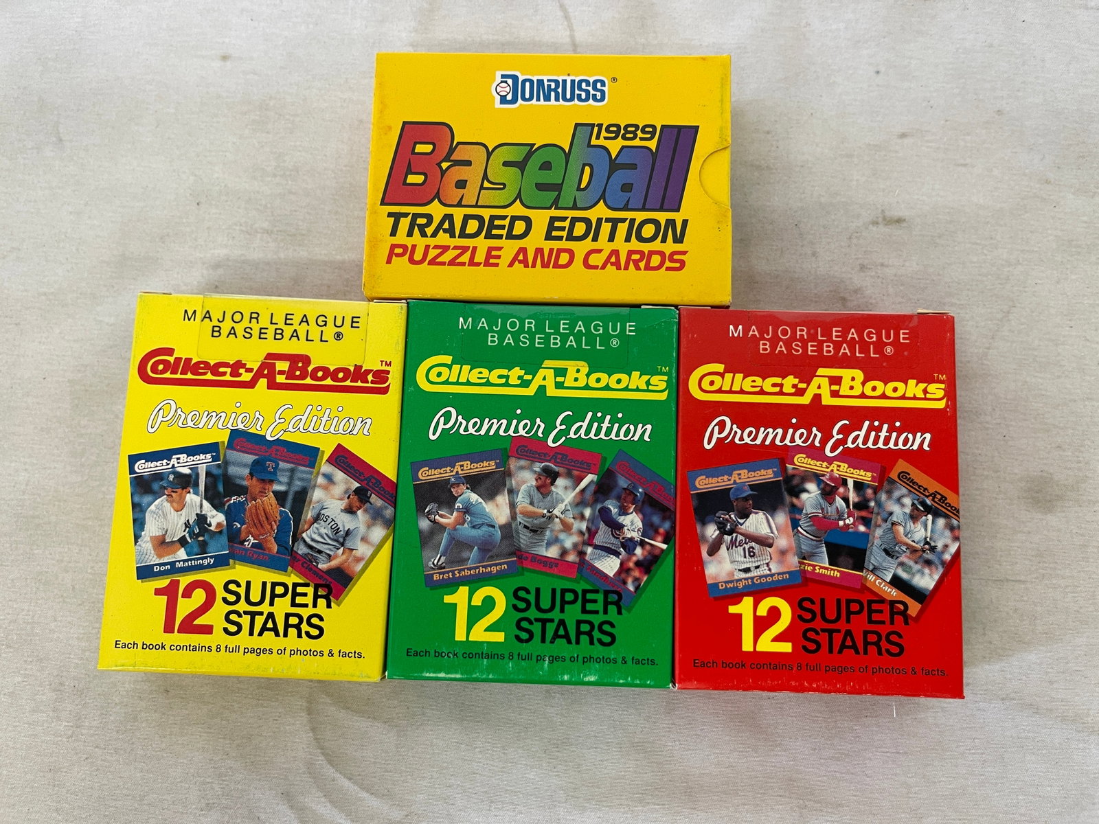 1989 Donruss Baseball Traded Edition & MLB Collect-A-Books Premier Edition Set (1 of 3)
