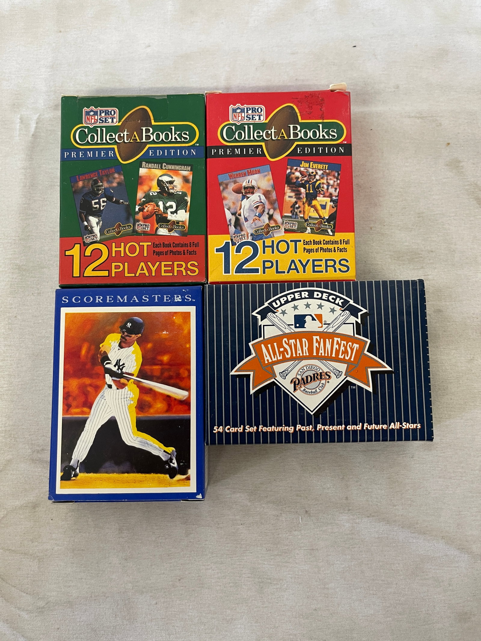 1990s Sports Card Sets: Upper Deck FanFest, Score Scoremasters, Pro Set CollectABooks: 1990s Sports Card Sets: Upper Deck FanFest, Score Scoremasters, Pro Set CollectABooks