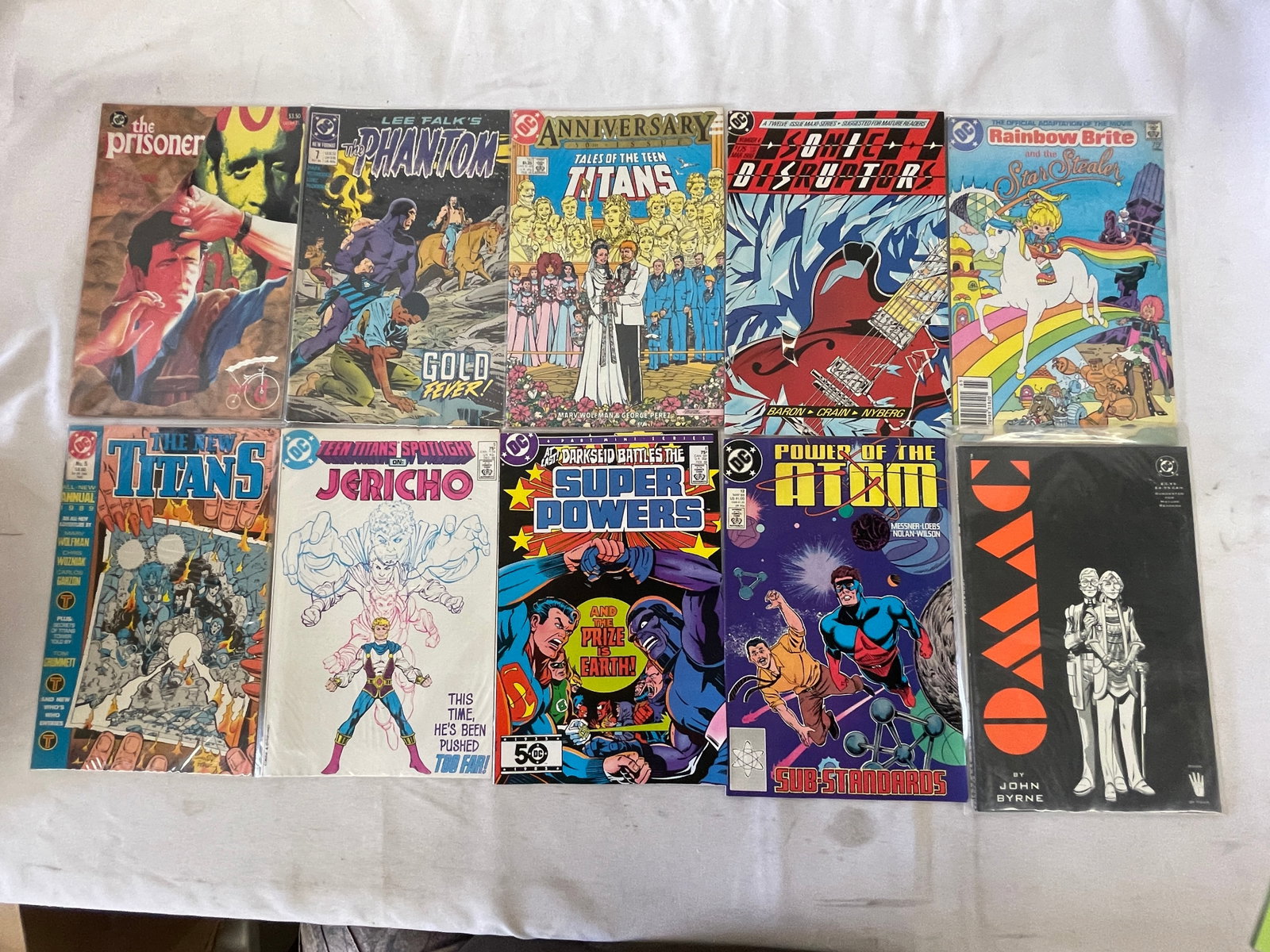 DC Comics Vintage Comic Book Lot x10 Teen Titans Phantom Rainbow Brite Atom (1 of 1)