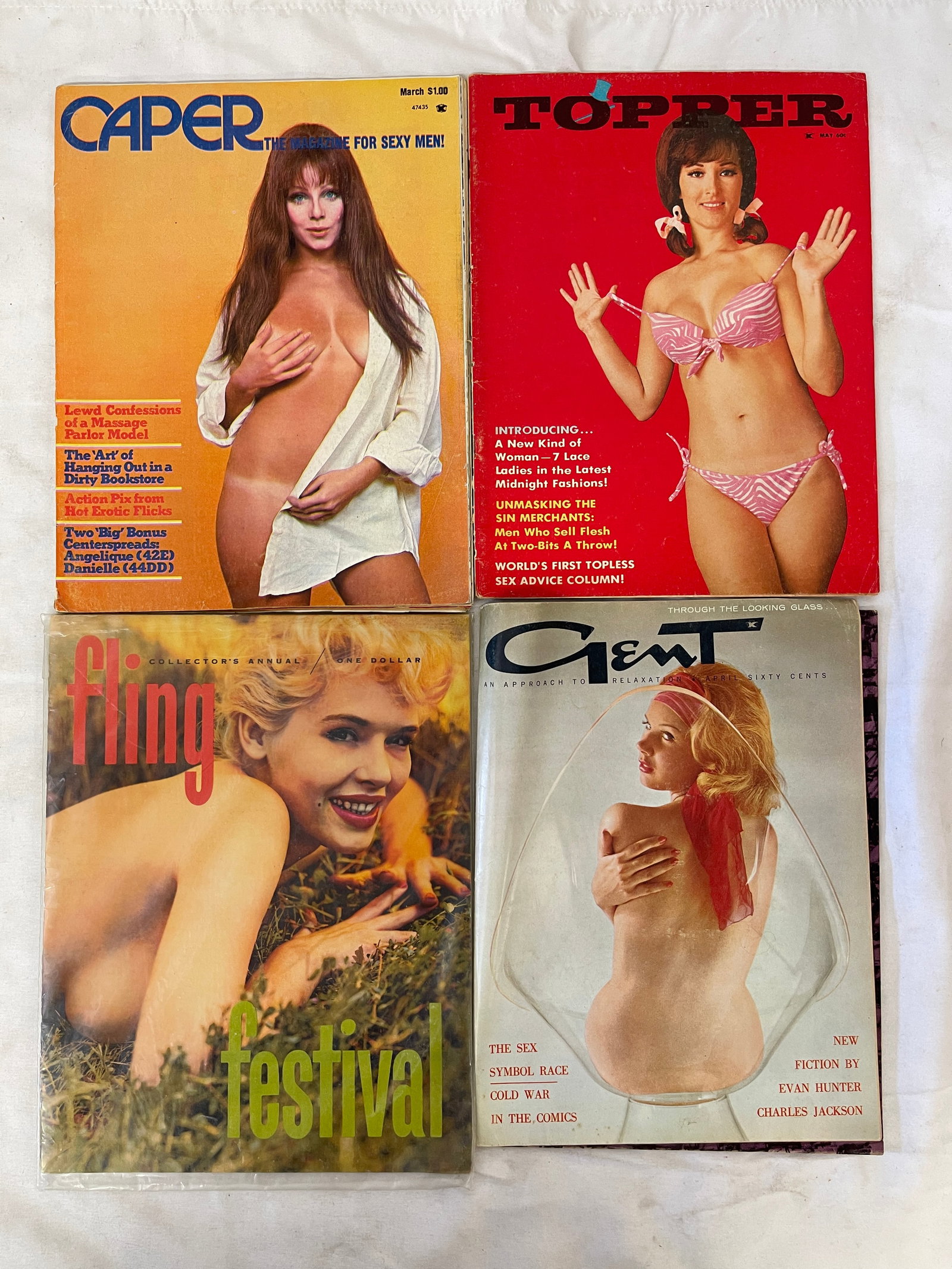 Vintage Adult Magazine Collection Lot
