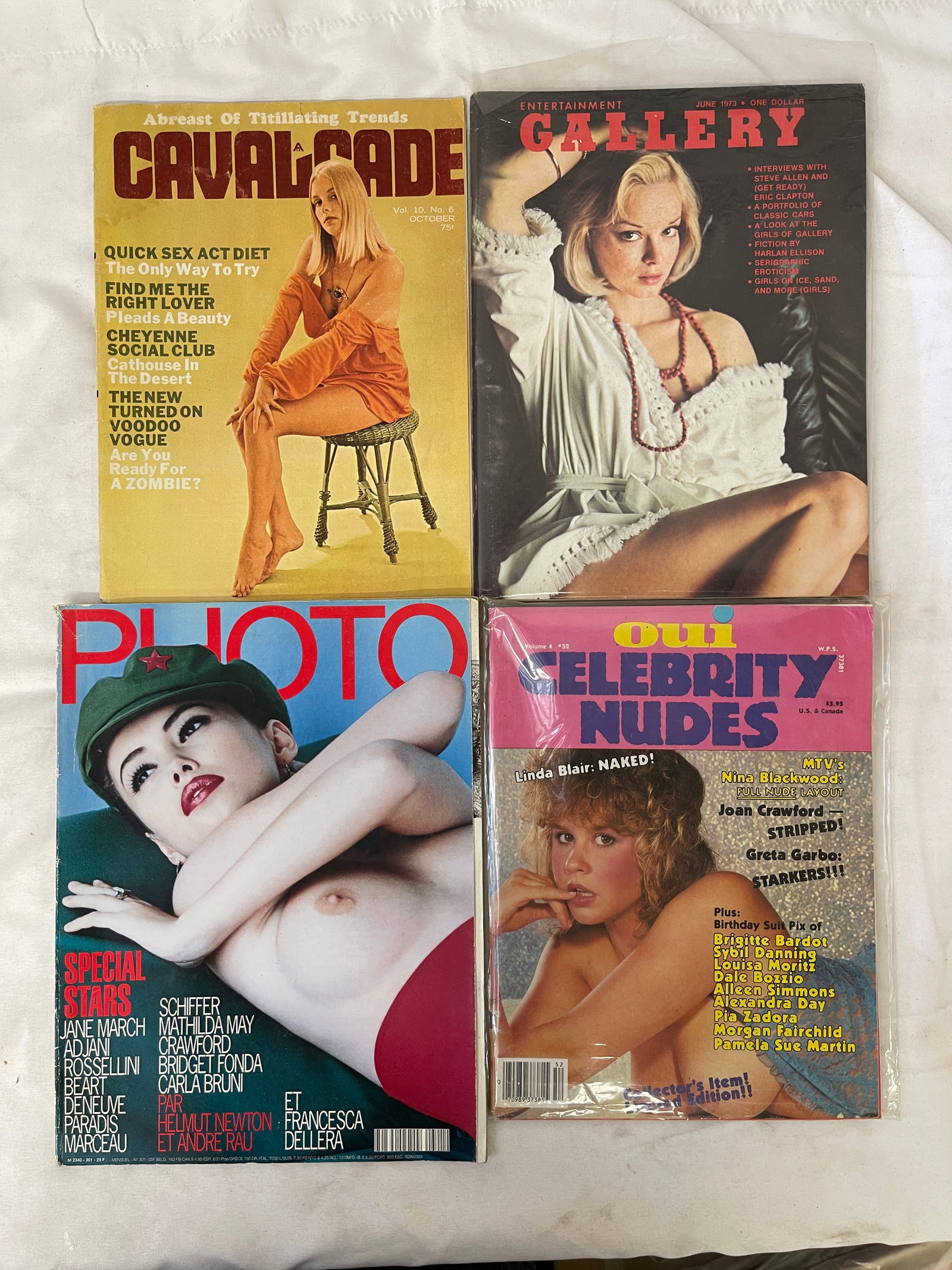 Vintage Adult Magazine Collection Lot