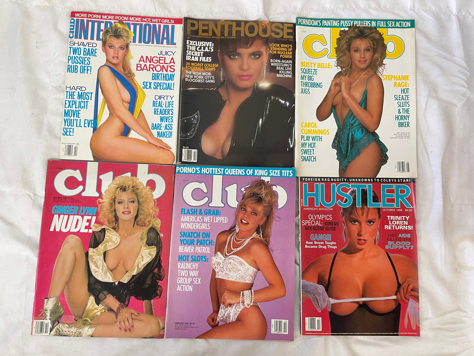 Vintage Adult Magazine Collection Lot