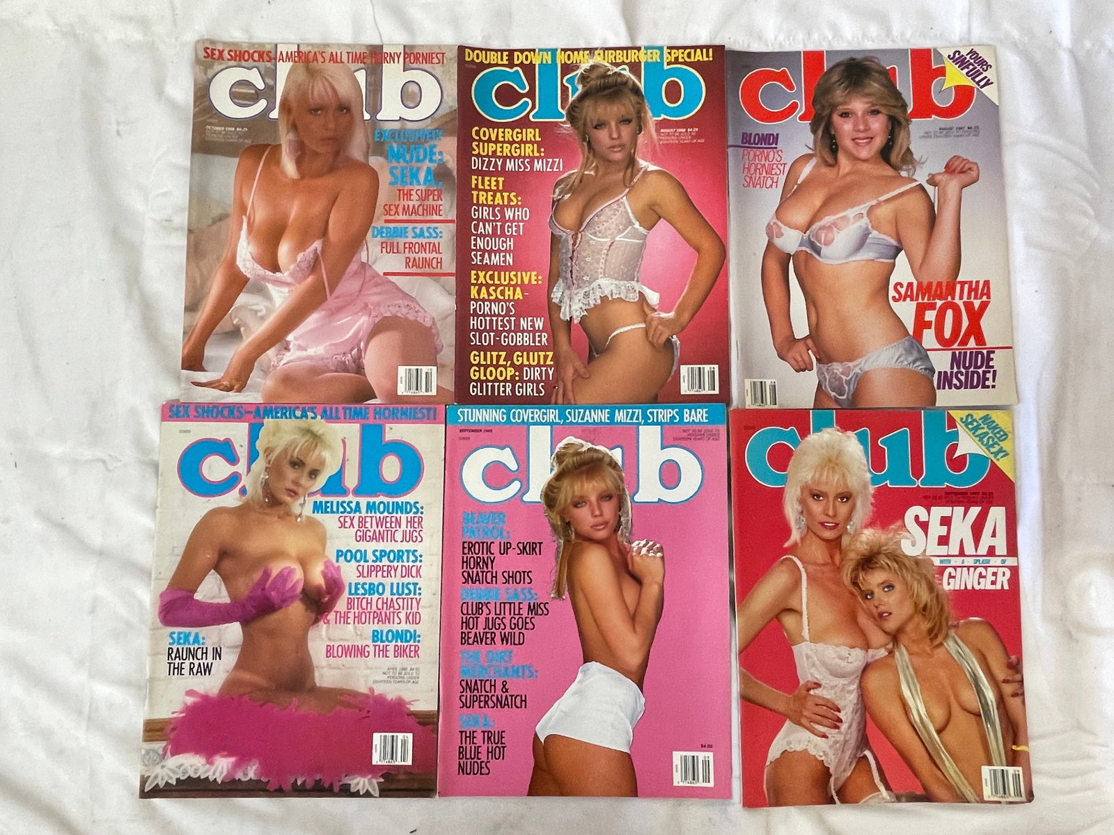 Vintage Adult Magazine Collection Lot