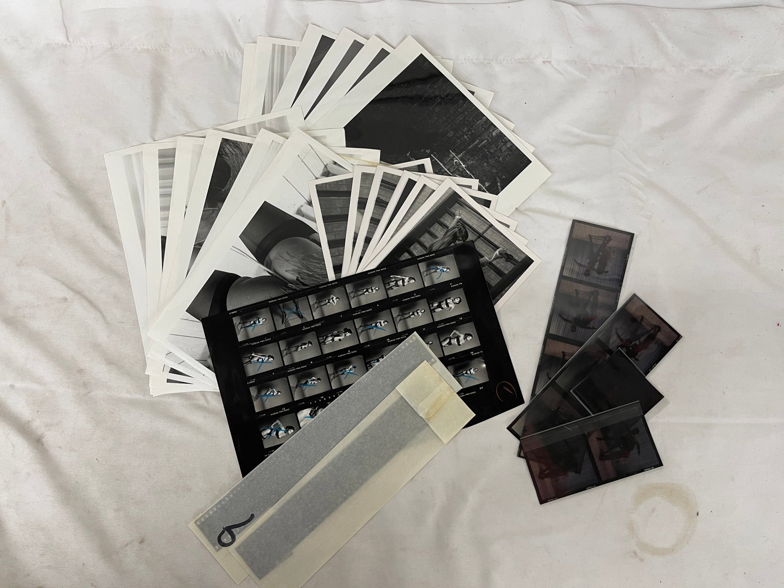 Vintage Black and White Erotic Photographs, Negatives, Slide and Contact Sheets