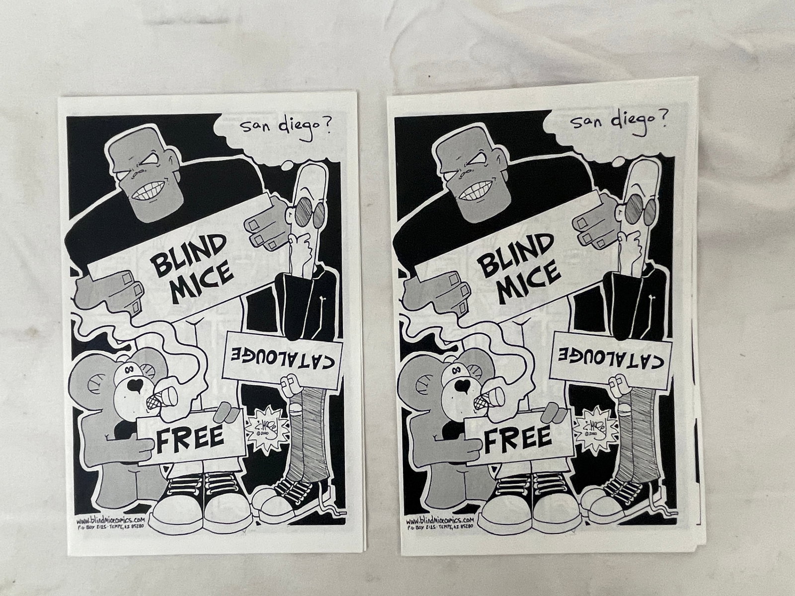 Blind Mice Comics San Diego Promo Catalog Minicomics Zine by Eric Mengel 2000 (1 of 4)