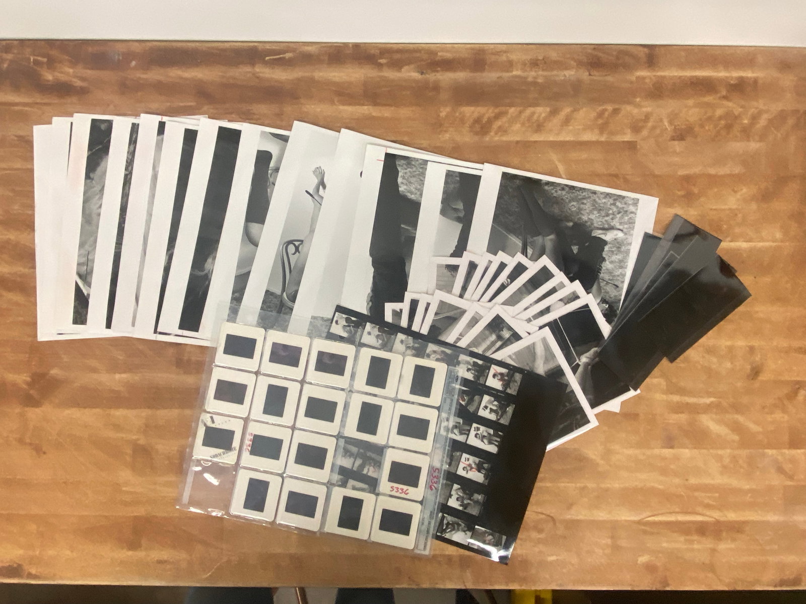 Vintage Black and White Erotic Photographs, Negatives, Slide and Contact Sheets