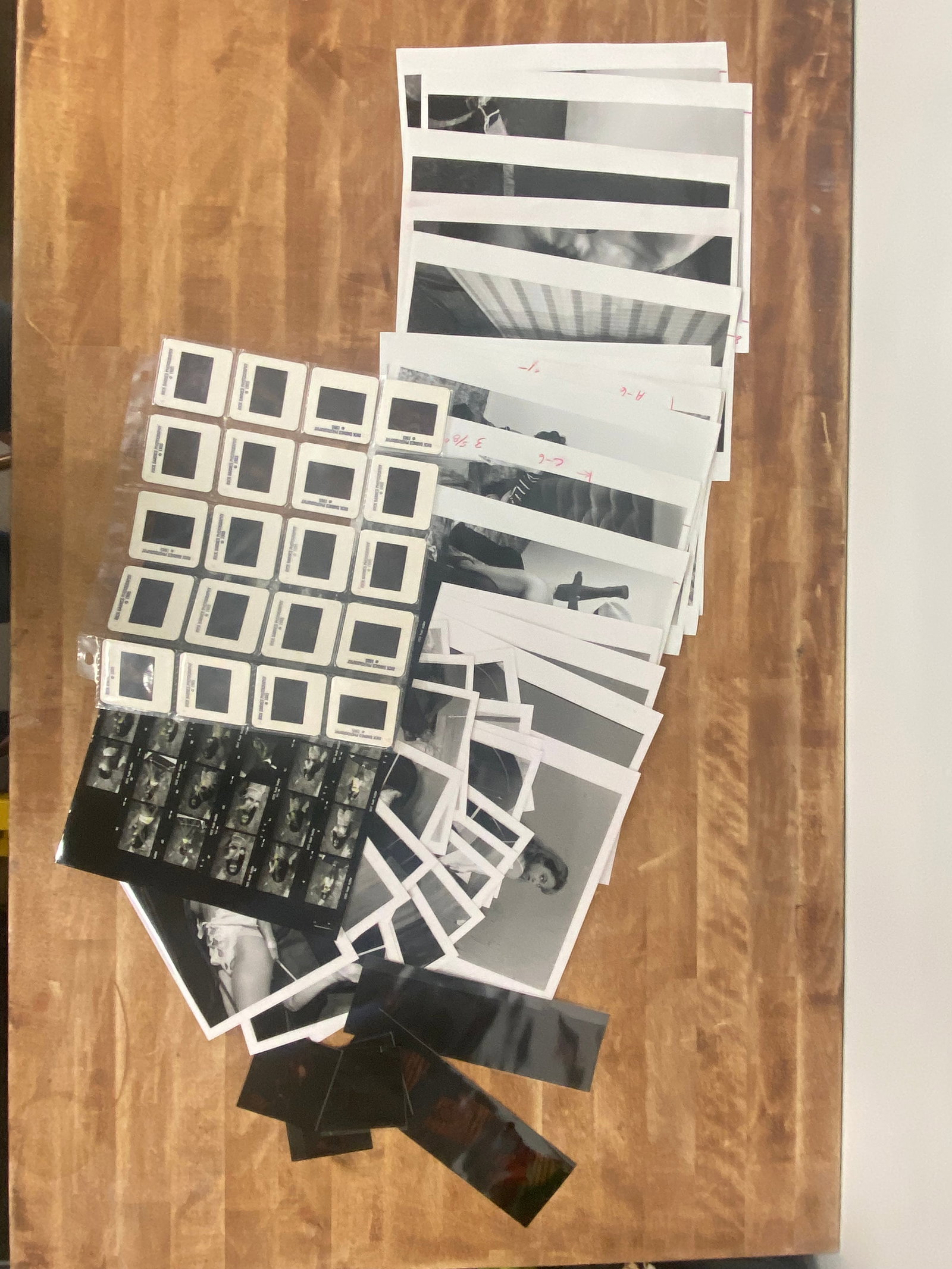 Vintage Black and White Erotic Photographs, Negatives, Slide and Contact Sheets