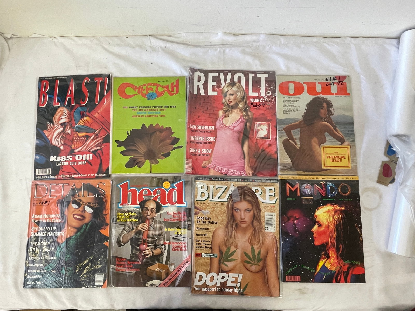 Vintage Counter-Culture Magazine Collection 1960s-2000s Blast Details Bizarre Oui: Vintage Counter-Culture Magazine Collection 1960s-2000s Blast Details Bizarre Oui