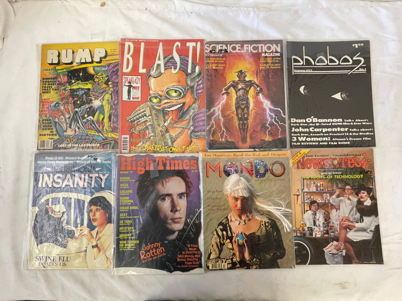 Vintage Magazine Collection 1970s-90s High Times, Phobos, Blast, Mondo & More: Vintage Magazine Collection 1970s-90s High Times, Phobos, Blast, Mondo & More