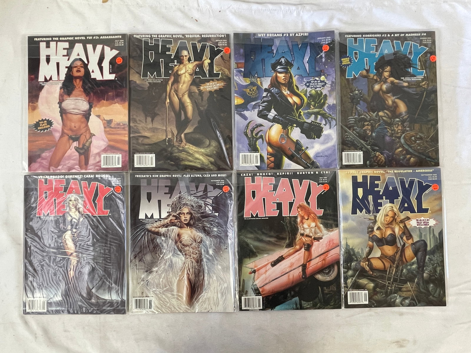 Vintage Heavy Metal Magazine Collection Lot: Vintage Heavy Metal Magazine Collection Lot