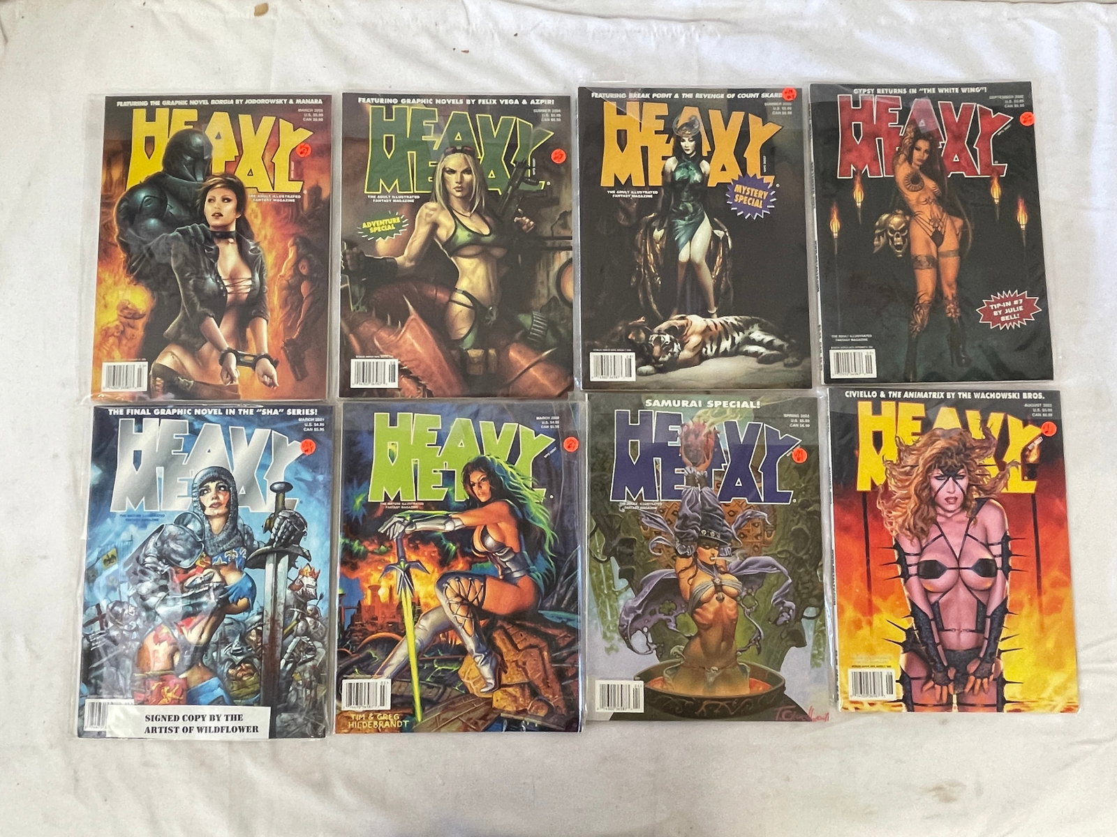 Vintage Heavy Metal Magazine Collection Lot: Vintage Heavy Metal Magazine Collection Lot