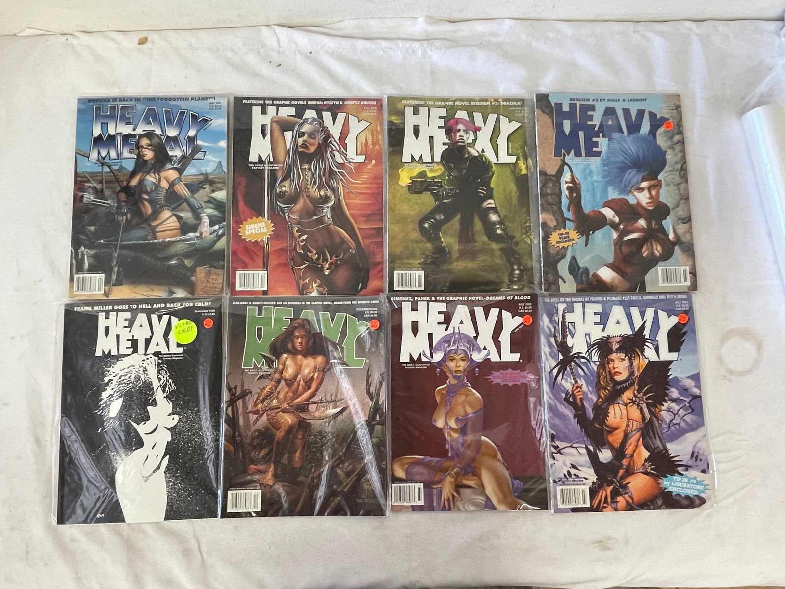 Vintage Heavy Metal Magazine Collection Lot: Vintage Heavy Metal Magazine Collection Lot