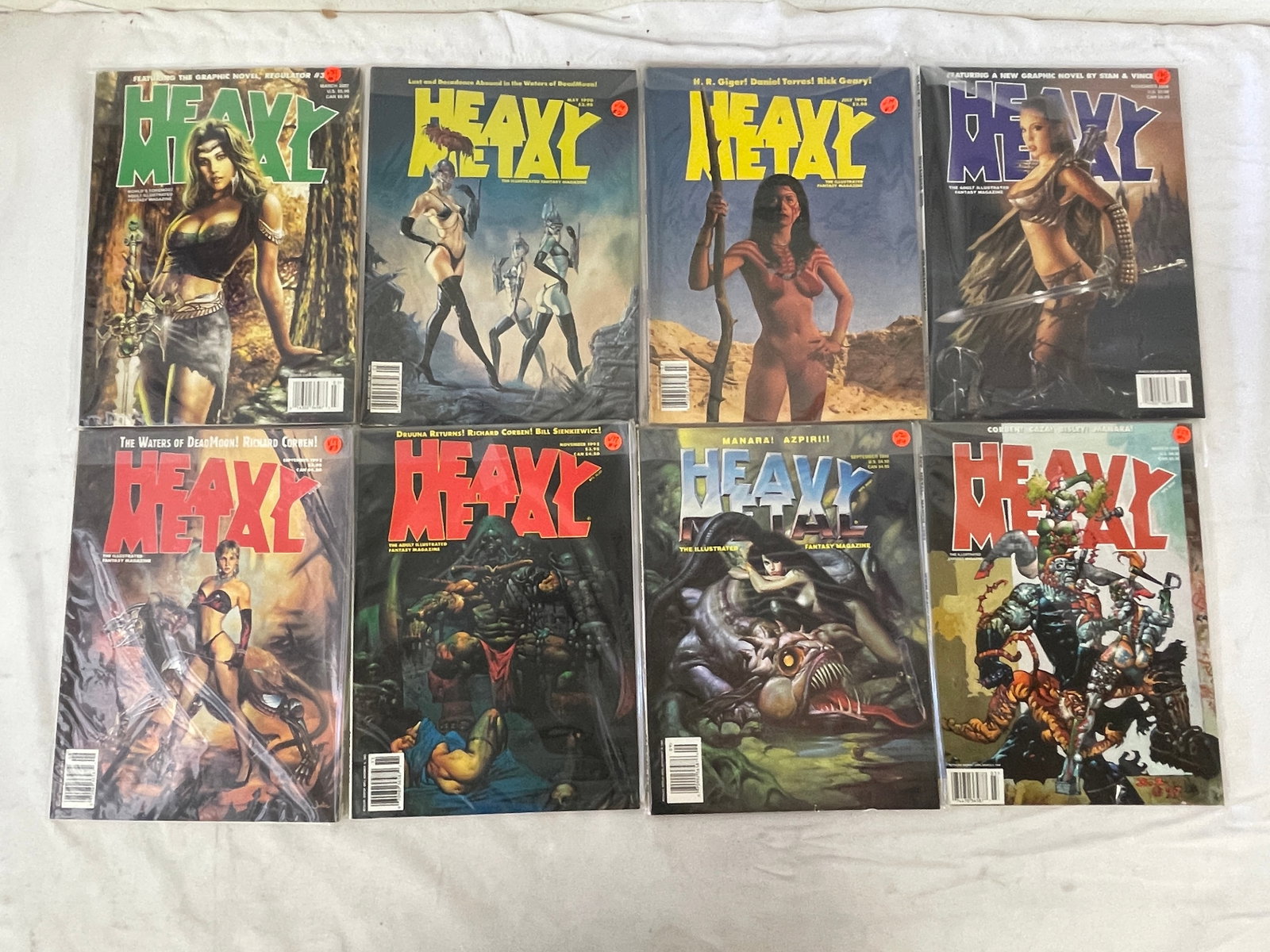 Vintage Heavy Metal Magazine Collection Lot: Vintage Heavy Metal Magazine Collection Lot