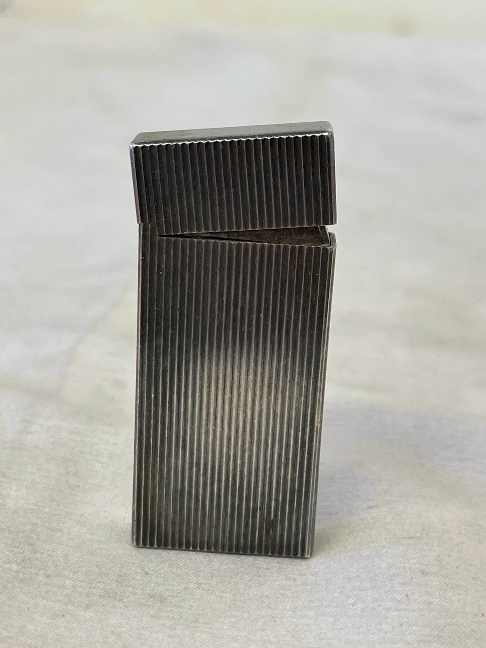 Tiffany & Co. Sterling Silver Ribbed Pocket Lighter, Made in Japan (1 of 4)