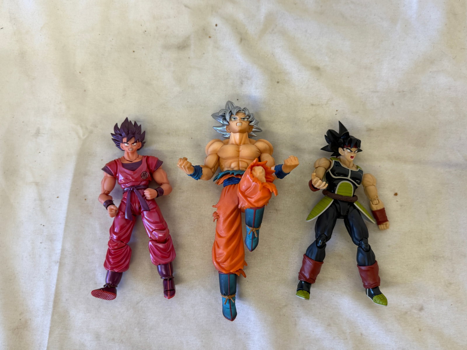 Dragon Ball Z S.H. Figuarts Action Figures Kaioken Goku, Ultra Instinct & Bardock (1 of 5)