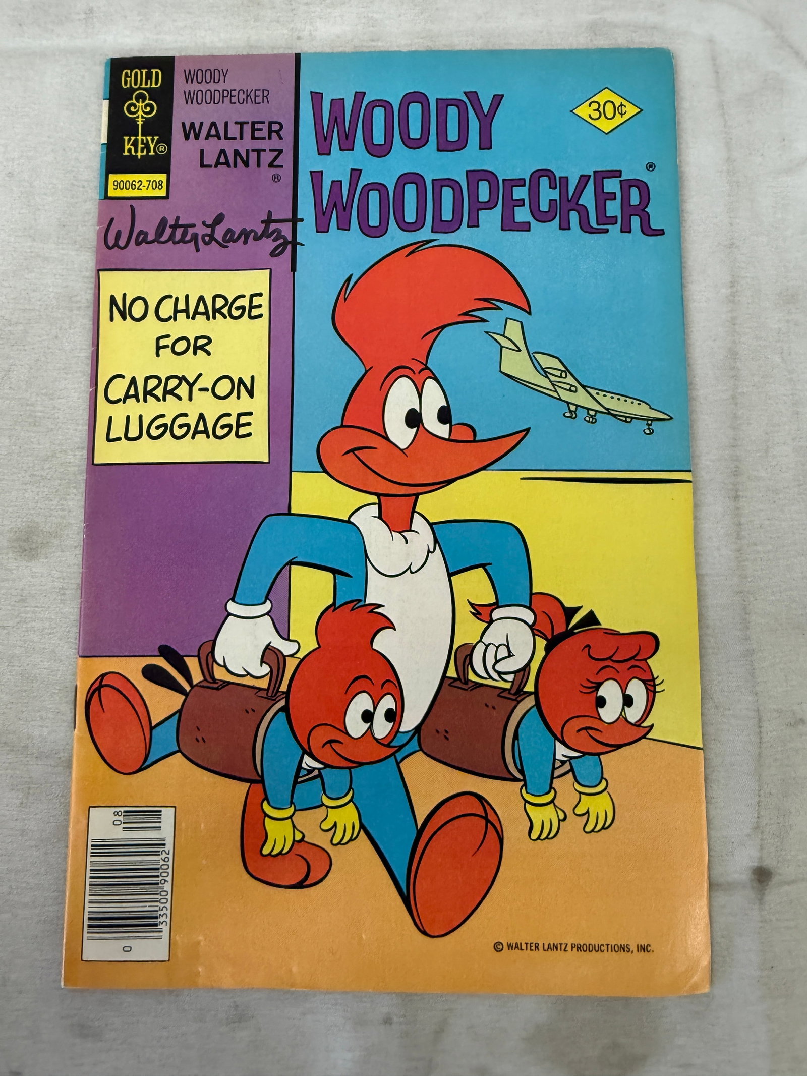 Woody Woodpecker Gold Key Comics #159 Aug 1977 Walter Lantz Signed Autograph (1 of 4)