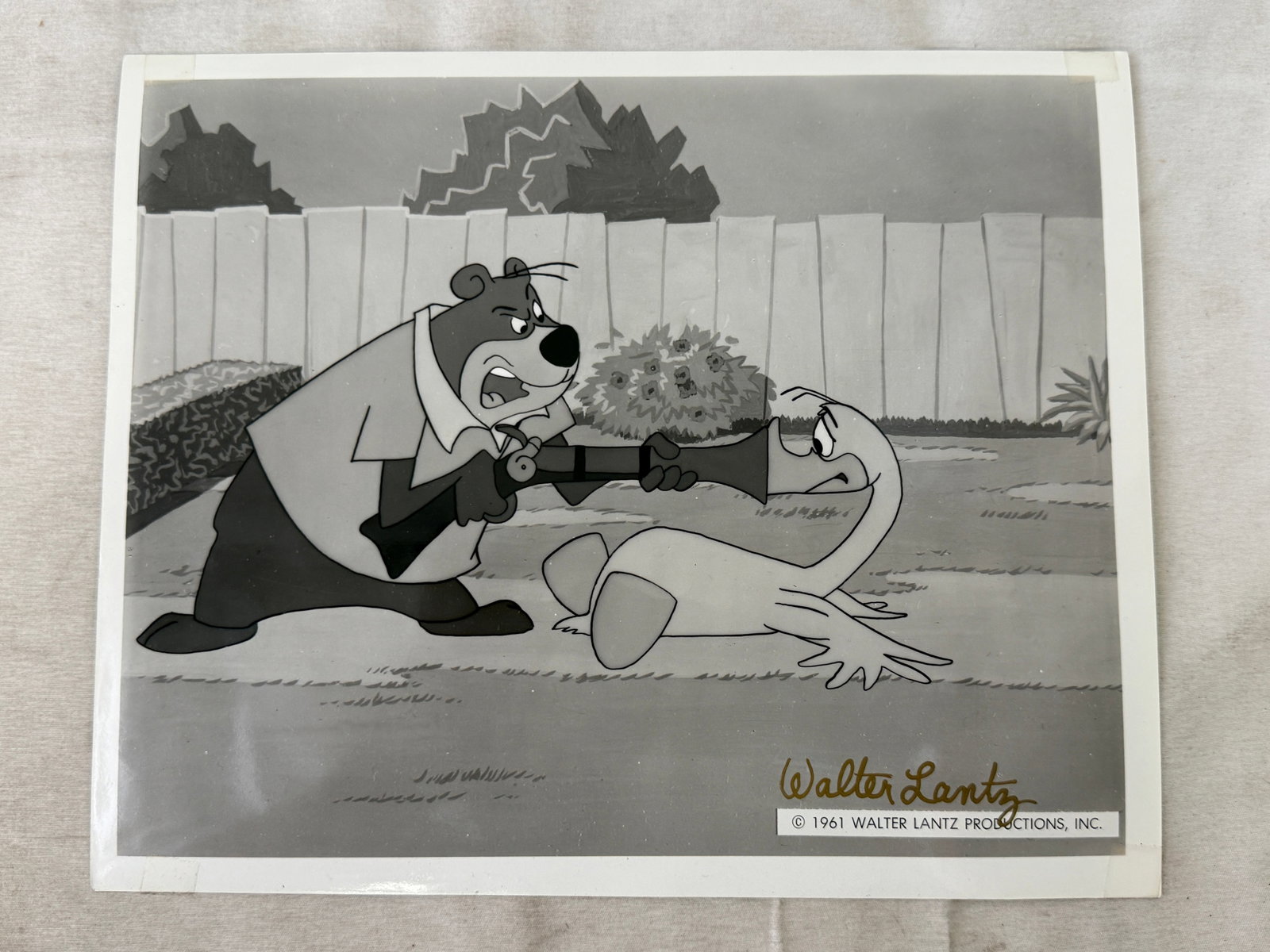 Walter Lantz Productions 1961 Signed Promotional Still Photo 10x8 B&W (1 of 4)