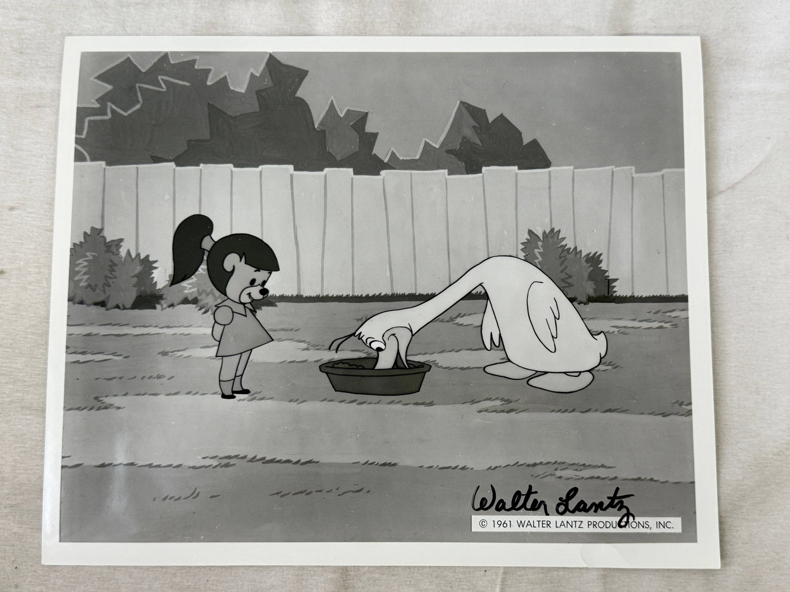Walter Lantz Productions 1961 Signed Publicity Still Photo 10x8 Black White (1 of 4)