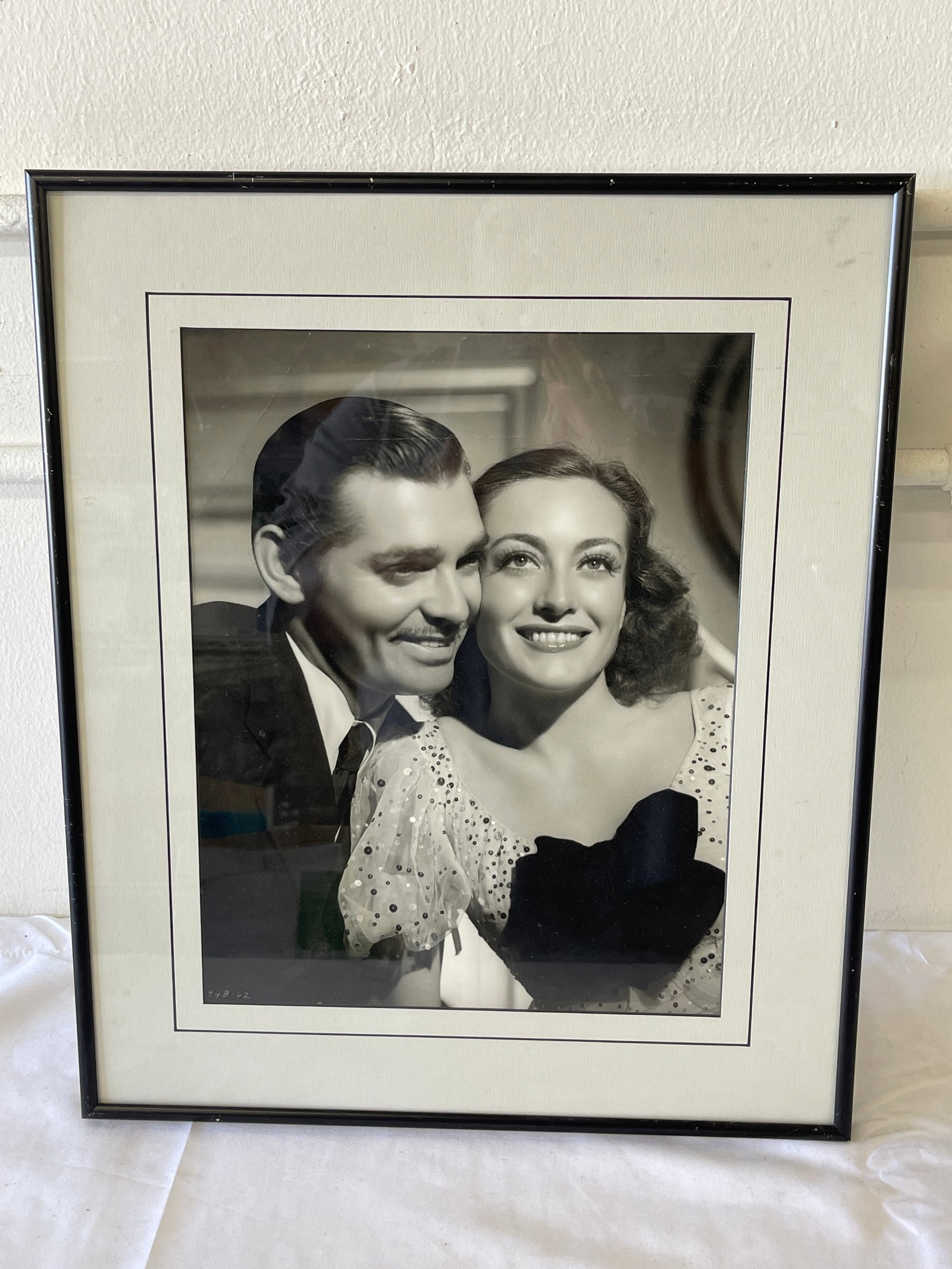 George Hurrell Signed Silver Gelatin Photo Clark Gable & Joan Crawford 18x15 (1 of 6)