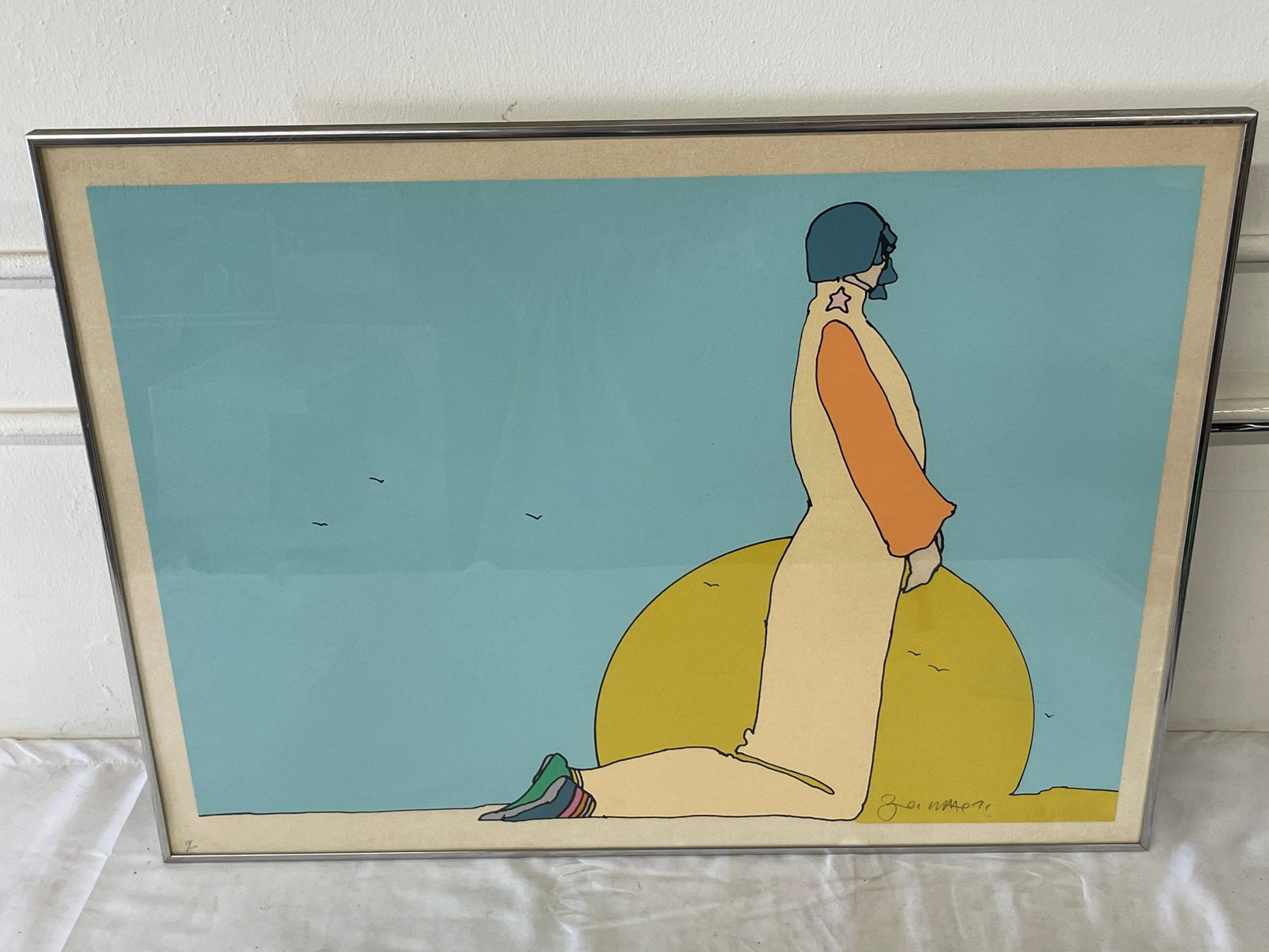 Peter Max Screenprint Signed Bowing to the Beginning 12/100 (1 of 6)