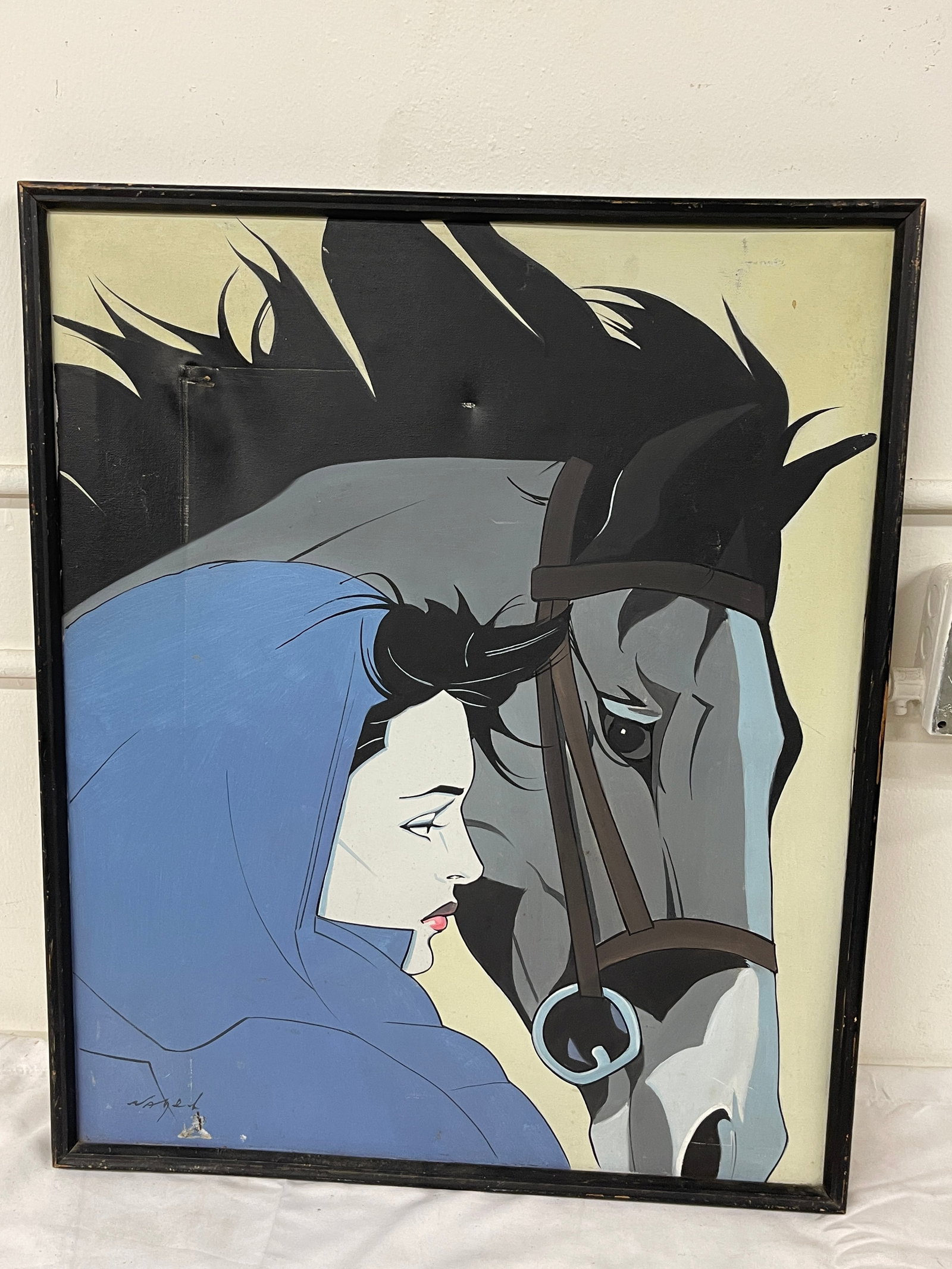 Patrick Nigel Oil on Canvas Painting Signed Attributed (1 of 7)