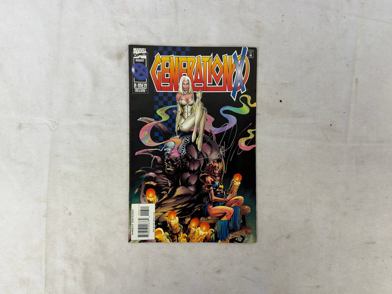 Generation X Marvel Comics Deluxe August 1995 Signed Comic Book X-Men (1 of 3)