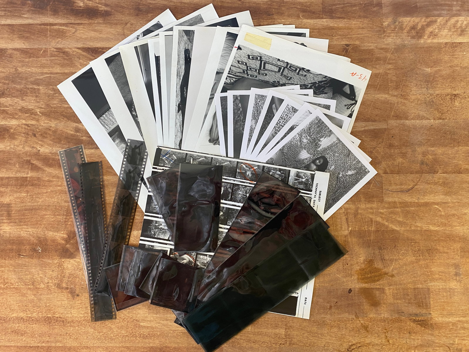 Vintage Black and White Erotic Photos, Contact Sheets, and Negatives (1 of 2)
