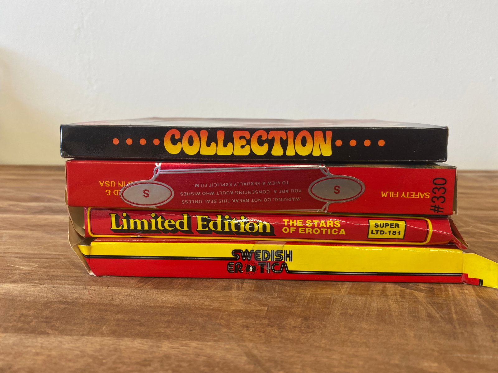 Vintage Erotic Video Tape Reel Collection Lot (1 of 3)