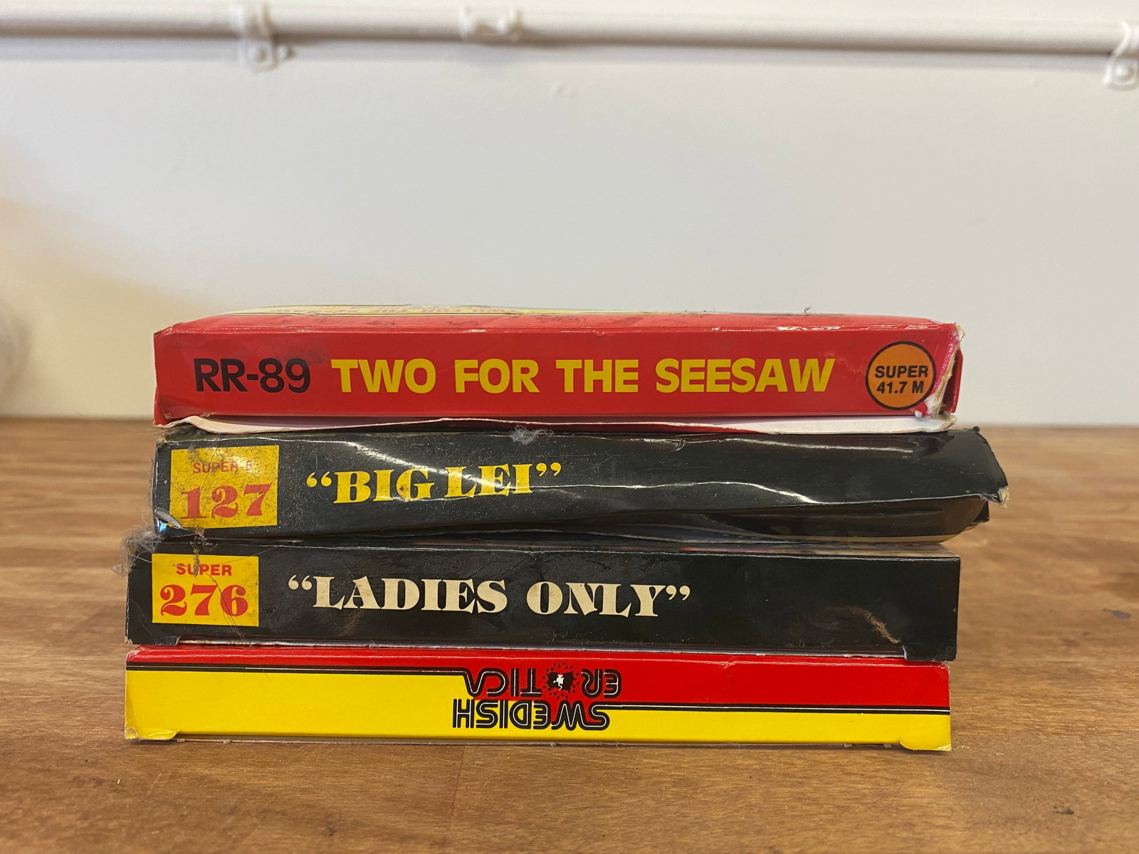 Vintage Erotic Video Tape Reel Collection Lot: Vintage Erotic Video Tape Reel Collection Lot