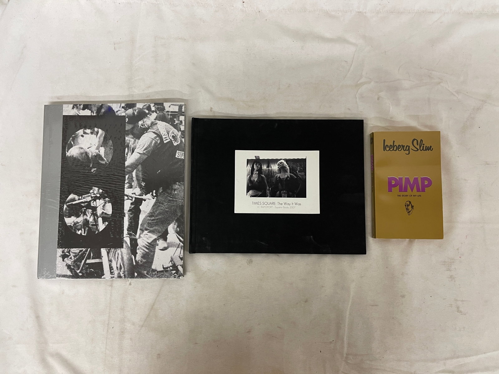 3 Books: Times Square The Way It Was Signed #17/75, Iceberg Slim Pimp (1 of 5)