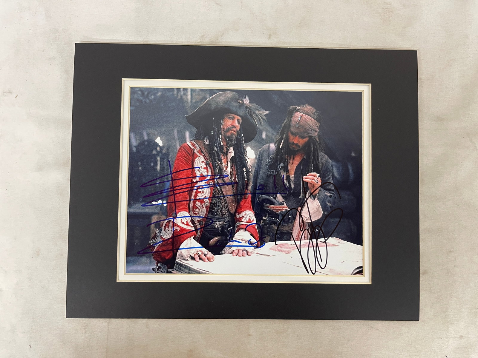 Pirates of the Caribbean Johnny Depp & Keith Richards Dual Signed 8x10 Photo COA (1 of 8)