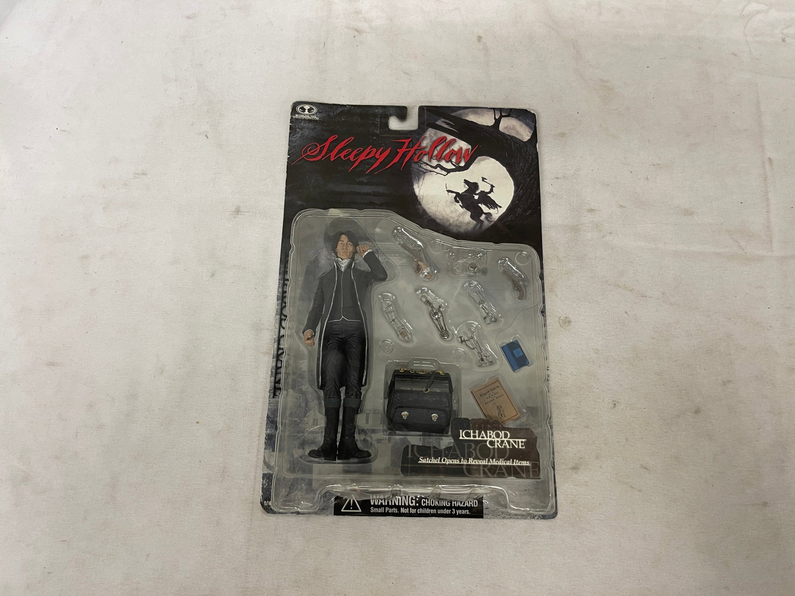 Sleepy Hollow Ichabod Crane McFarlane Toys Action Figure 1999 MOC (1 of 3)