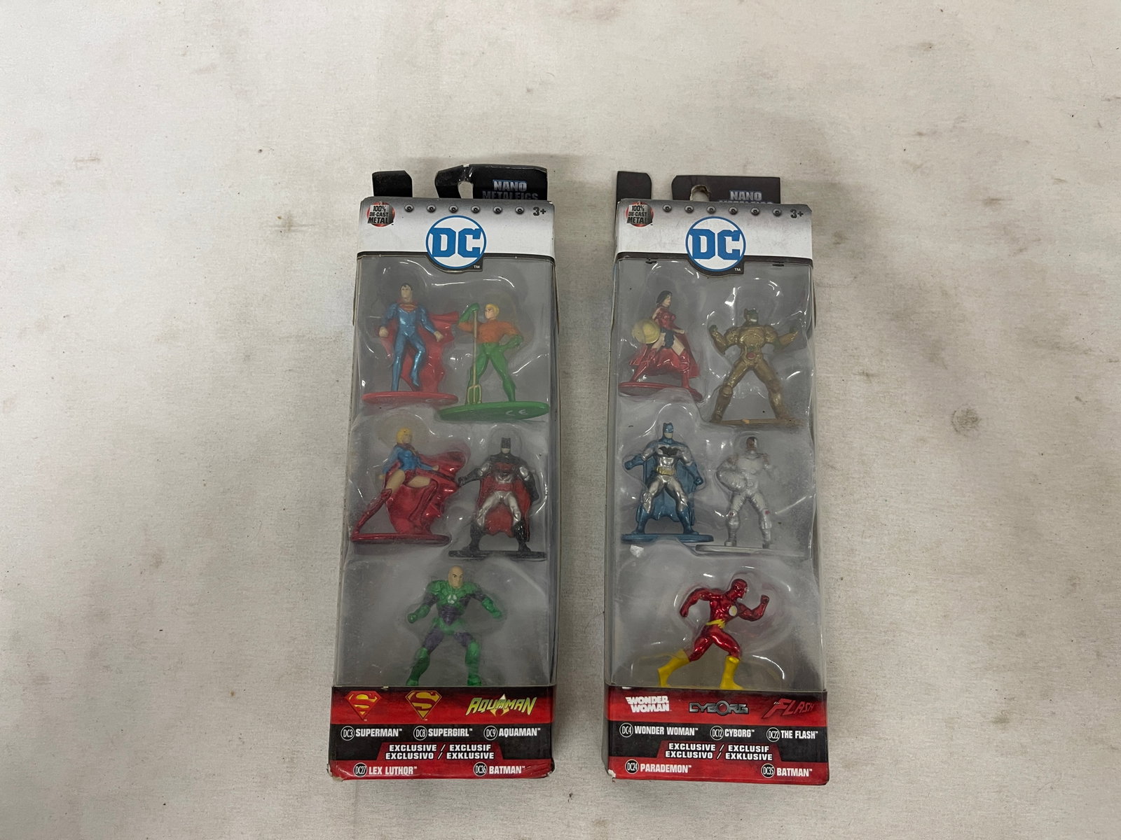 Jada DC Nano Metalfigs 5-Pack Die-Cast Figures Set of 2 Packs #84407: Jada DC Nano Metalfigs 5-Pack Die-Cast Figures Set of 2 Packs #84407