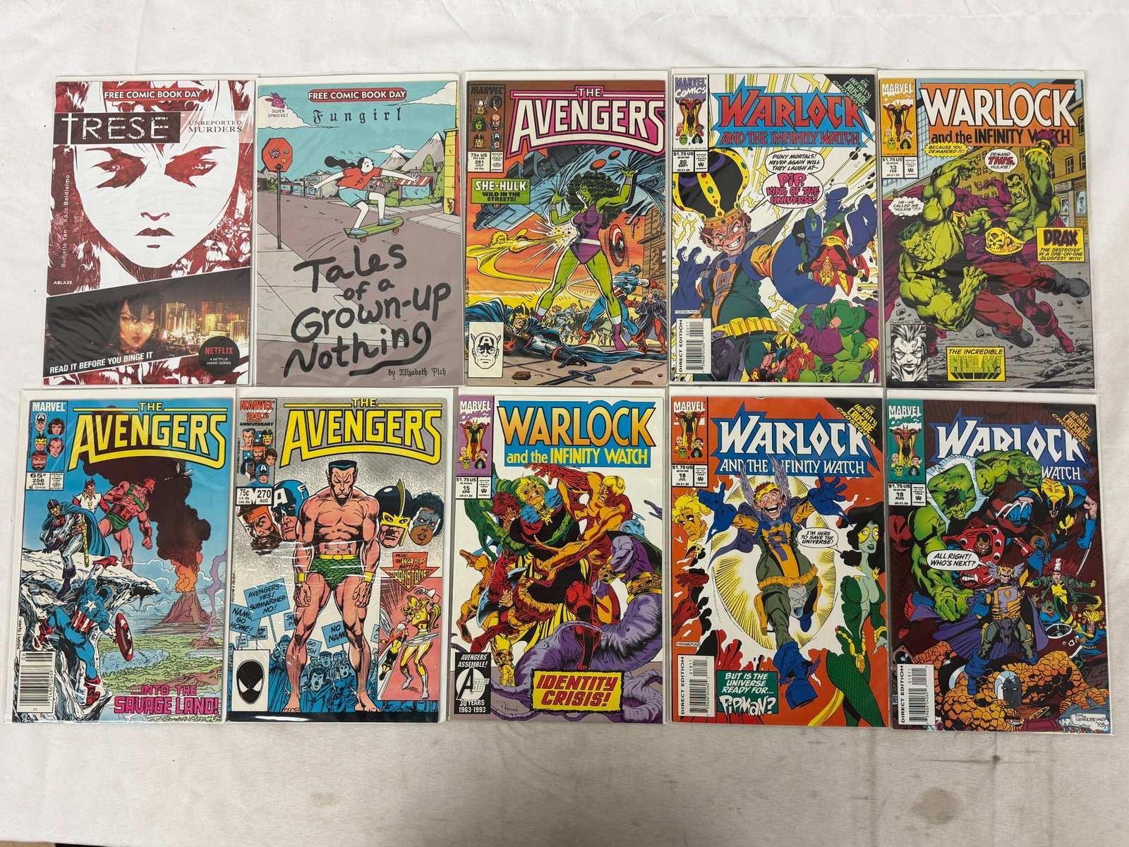 Vintage Comic Book Collection Lot: Vintage Comic Book Collection Lot