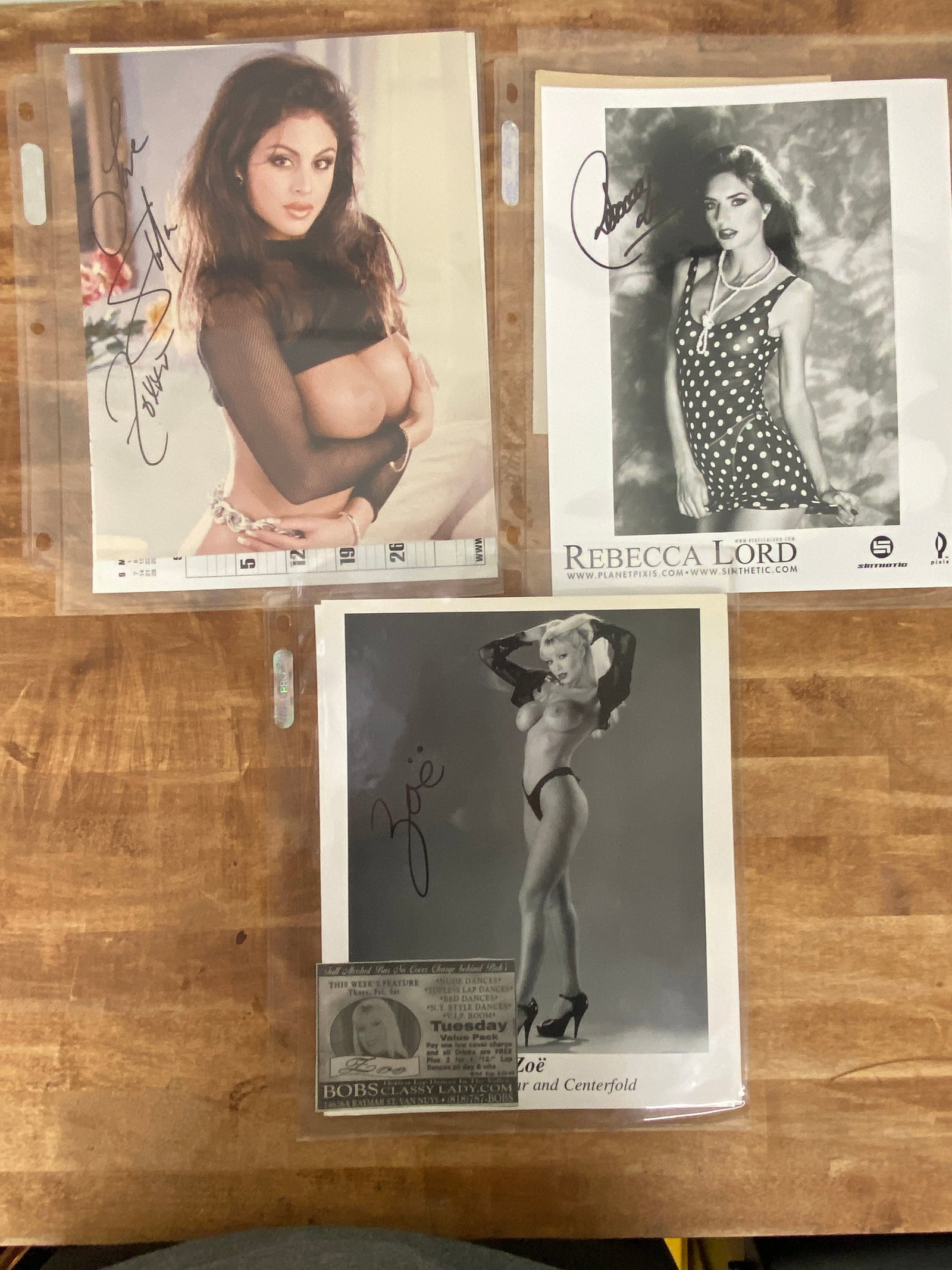 Vintage Adult Film Actress Signed Photographs/Magazines: Vintage Adult Film Actress Signed Photographs/Magazines