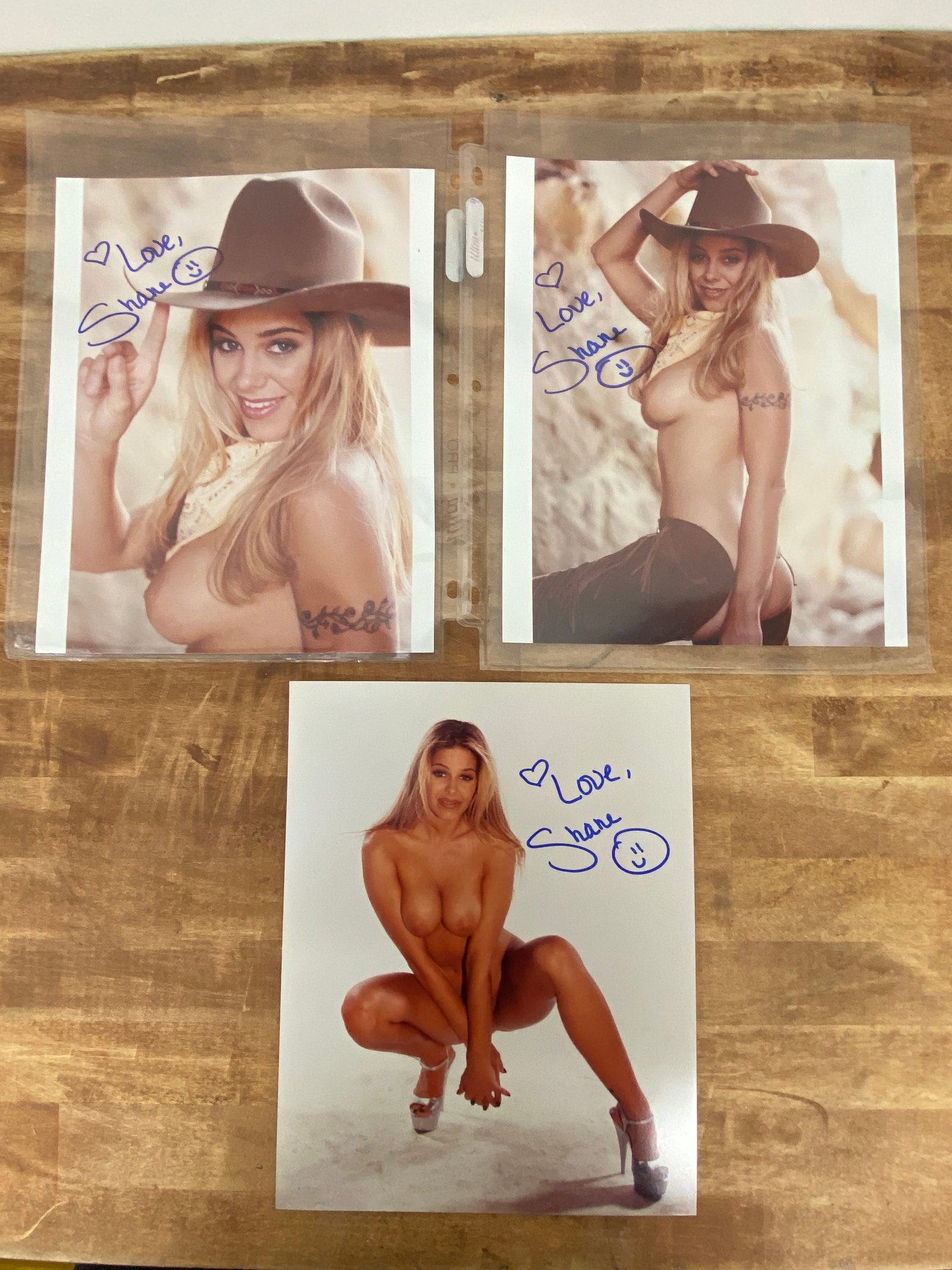 Vintage Adult Film Actress Signed Photographs: Vintage Adult Film Actress Signed Photographs