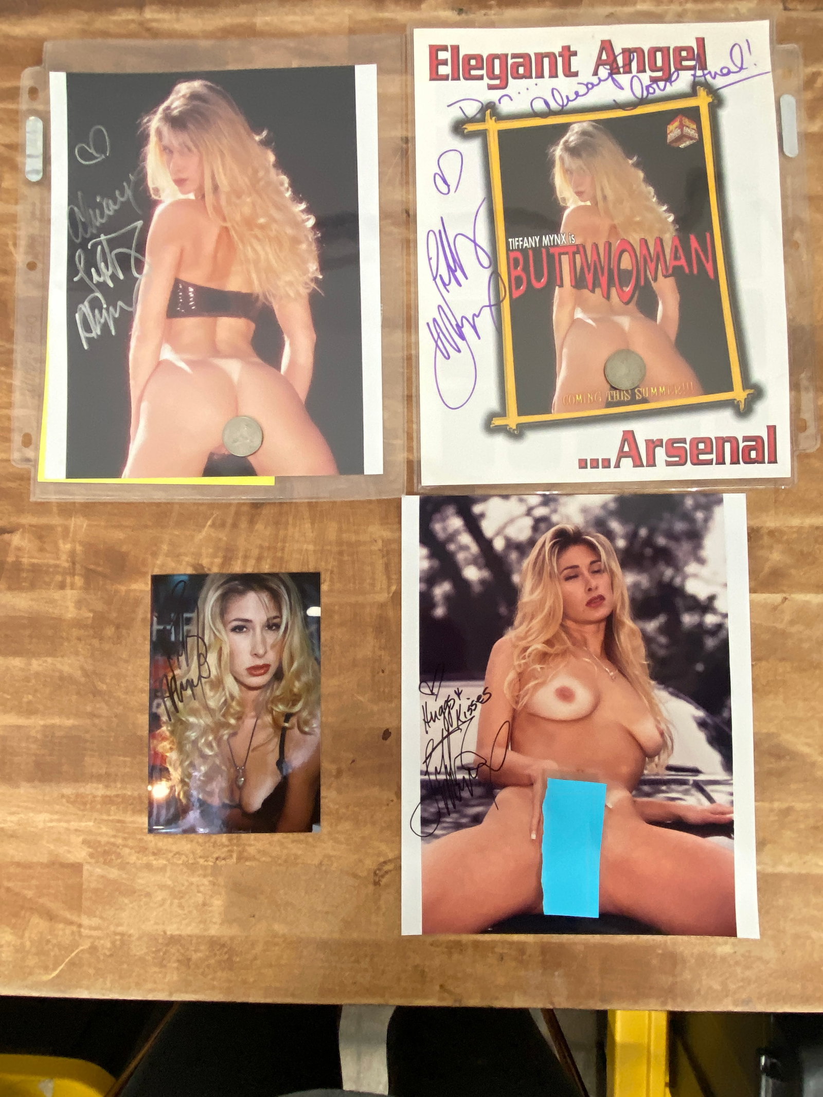Vintage Adult Film Actress Signed Magazines and Photos: Vintage Adult Film Actress Signed Magazines and Photos