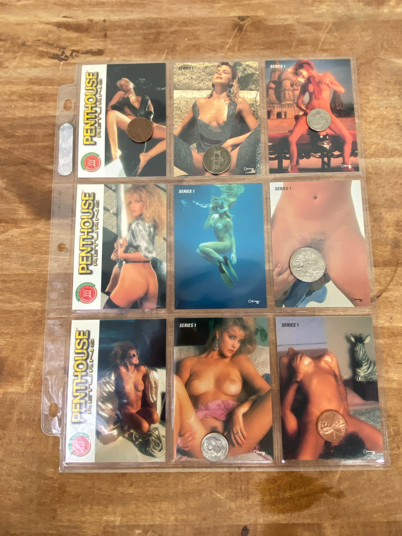 Vintage Adult Trading Card Collection - Some Signed: Vintage Adult Trading Card Collection - Some Signed