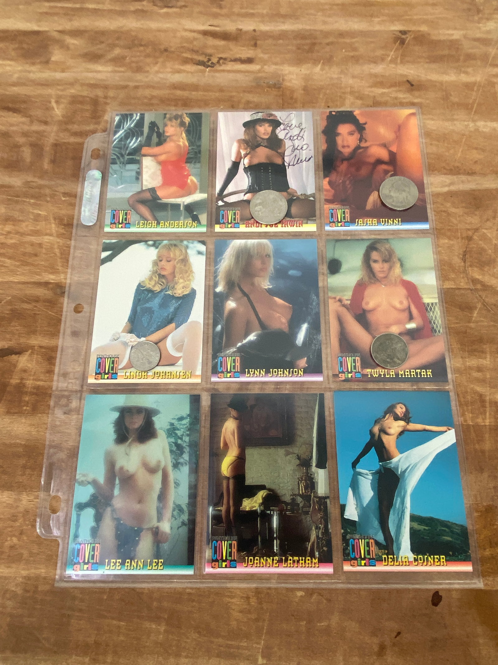 Vintage Adult Trading Card Collection - Some Signed: Vintage Adult Trading Card Collection - Some Signed