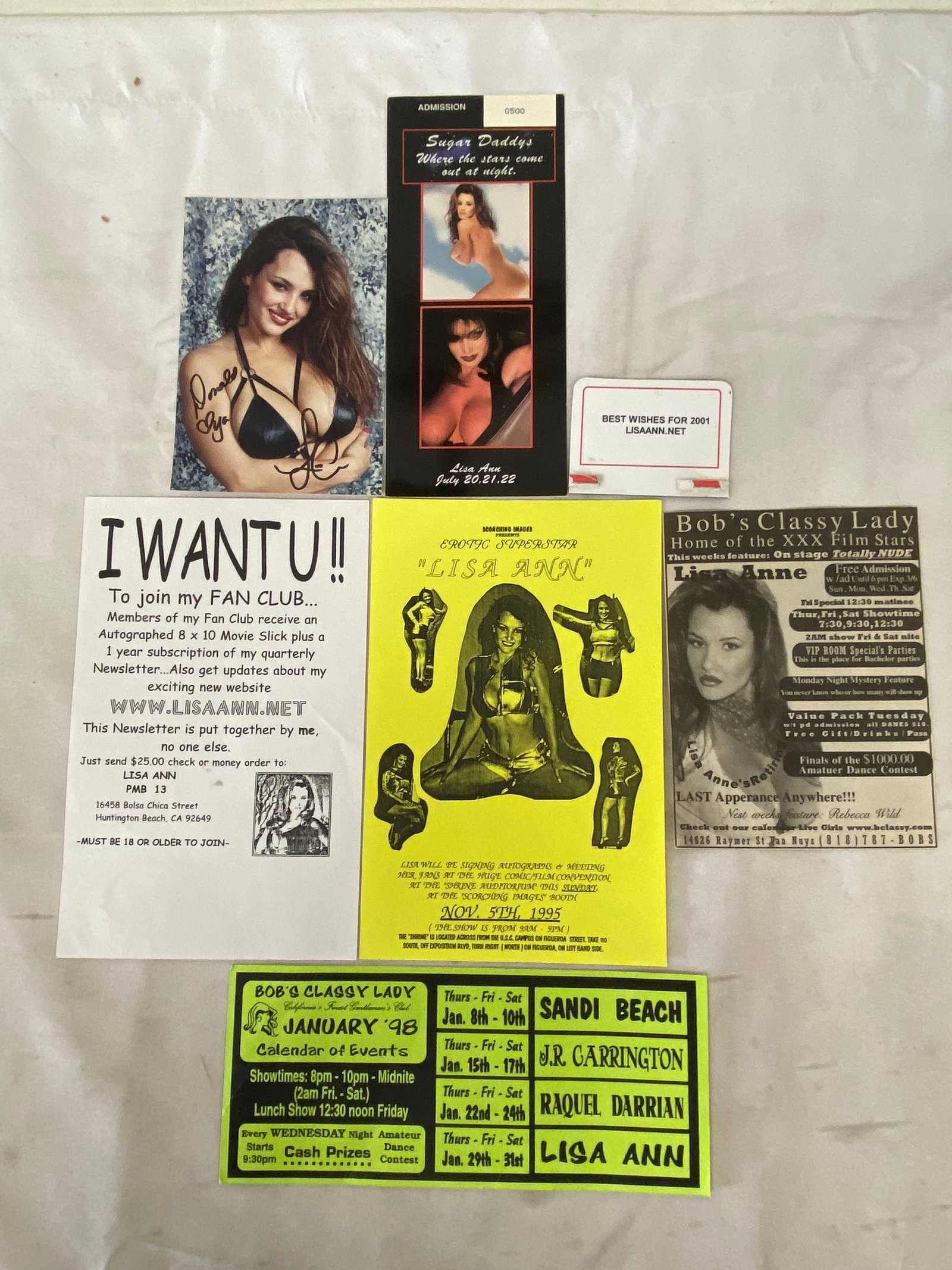 Lisa Ann Adult Film Star Signed Photographs: Lisa Ann Adult Film Star Signed Photographs