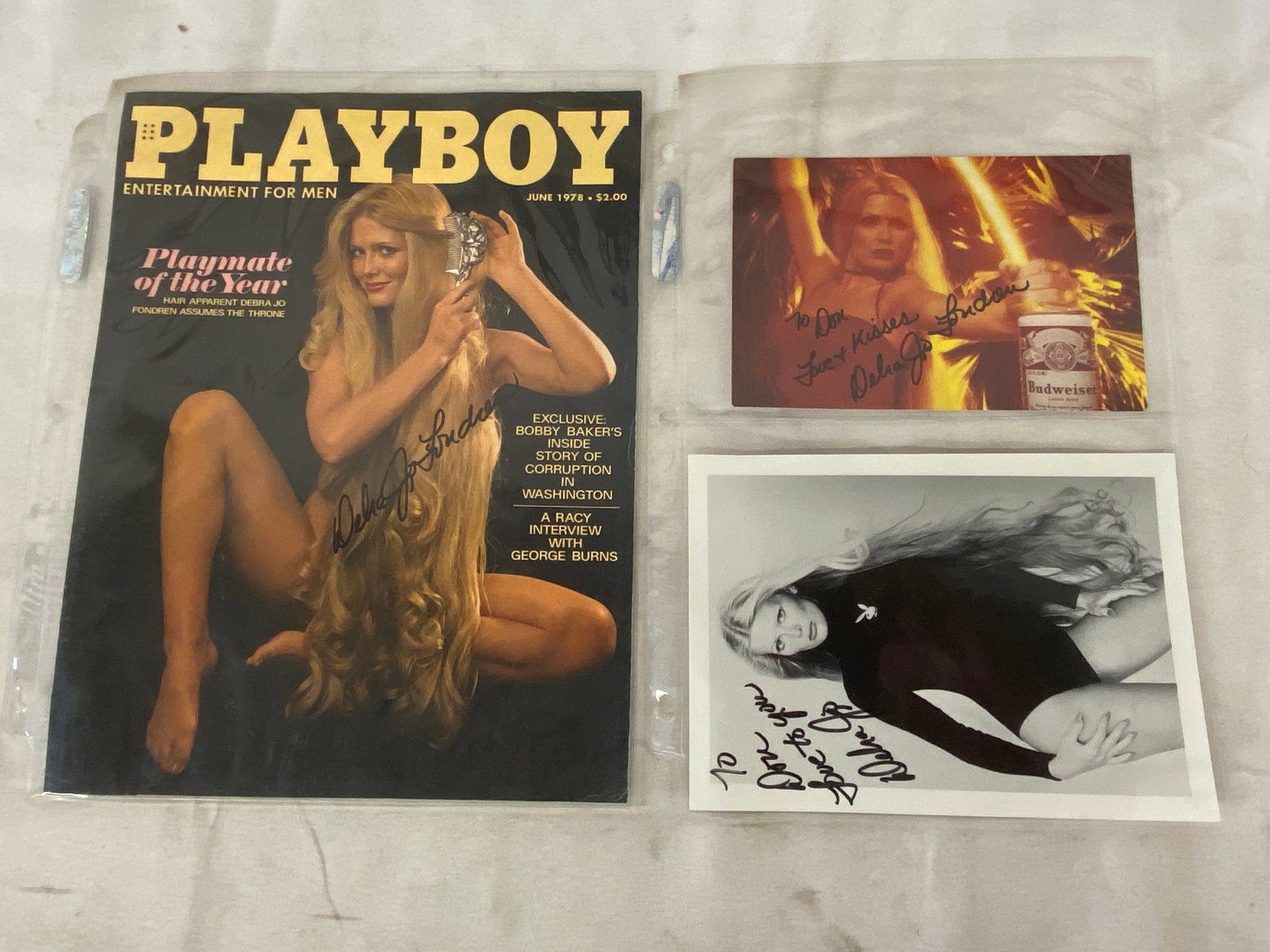 Vintage Signed Playmate fo the Year Playboy and Photographs 1978: Vintage Signed Playmate fo the Year Playboy and Photographs 1978